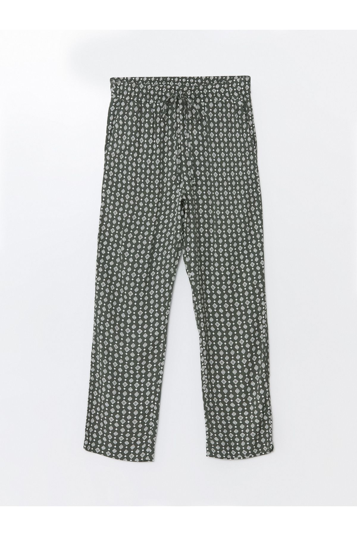 LC Waikiki-Comfortable Fit Patterned Maternity Pants with Elastic Waist 5