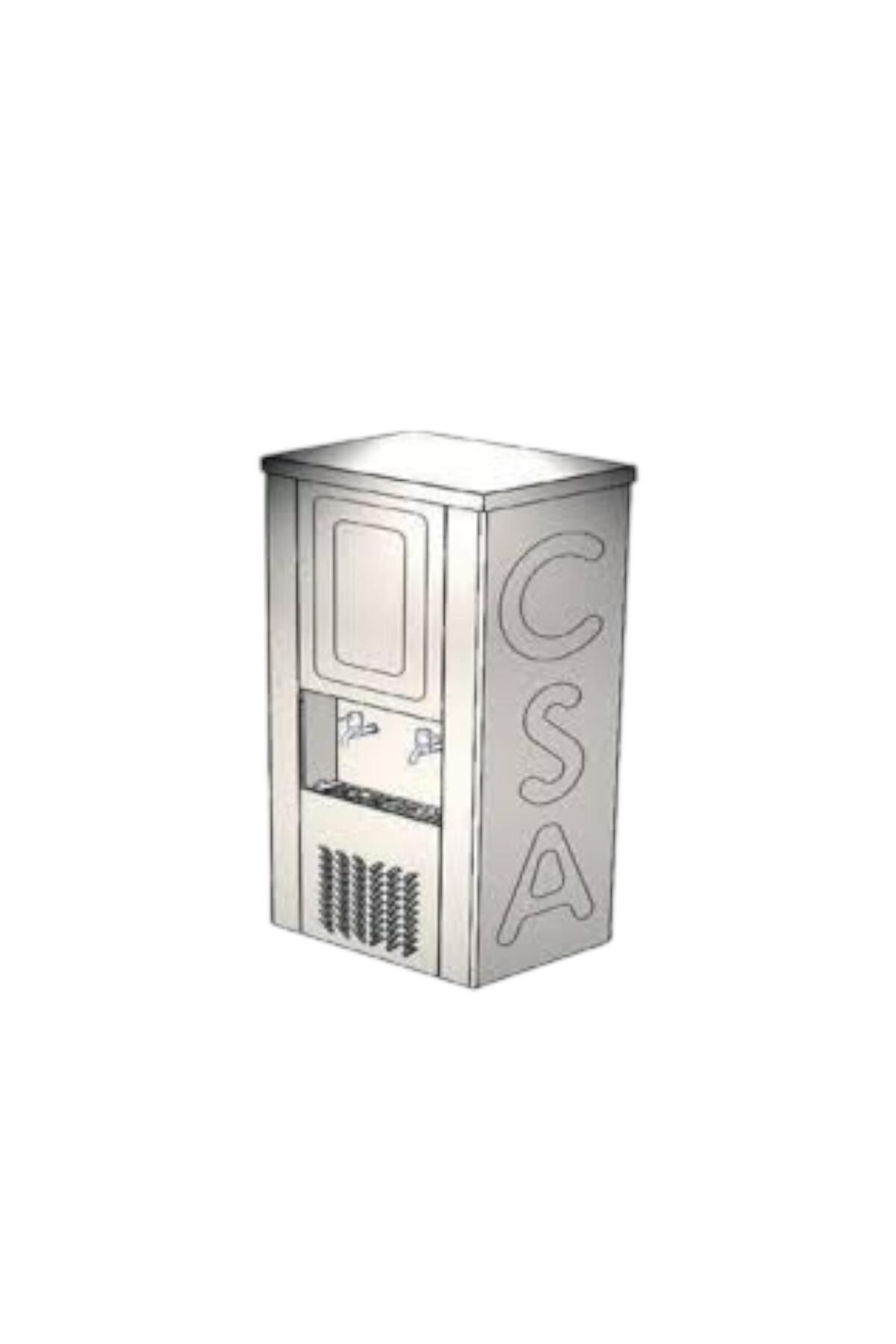 CSA Inox Karacasan Endüstriyel Su Sebili 220V 80LT Kapasiteli