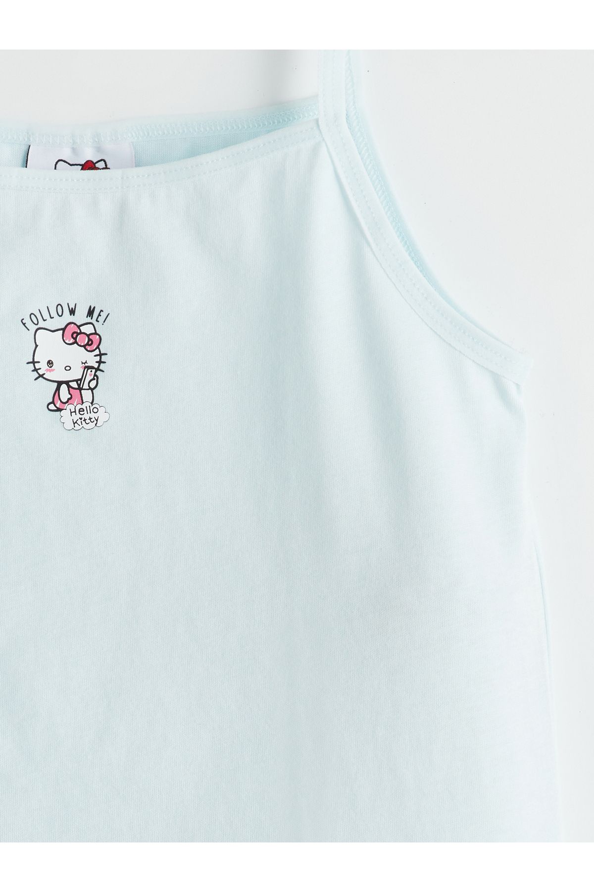 LC Waikiki-Quadratischer Kragen Hello Kitty bedrucktes Mädchen-Unterhemd im 2er-Pack 3