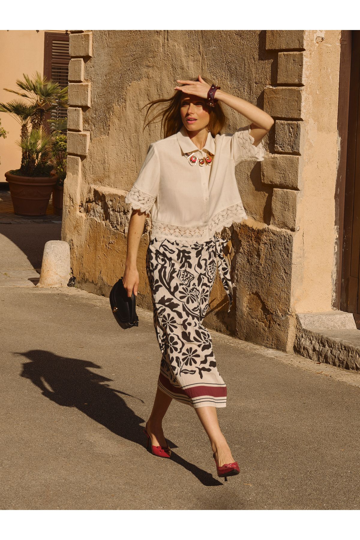 LC Waikiki-Patterned Skirt with Elastic Waist 3