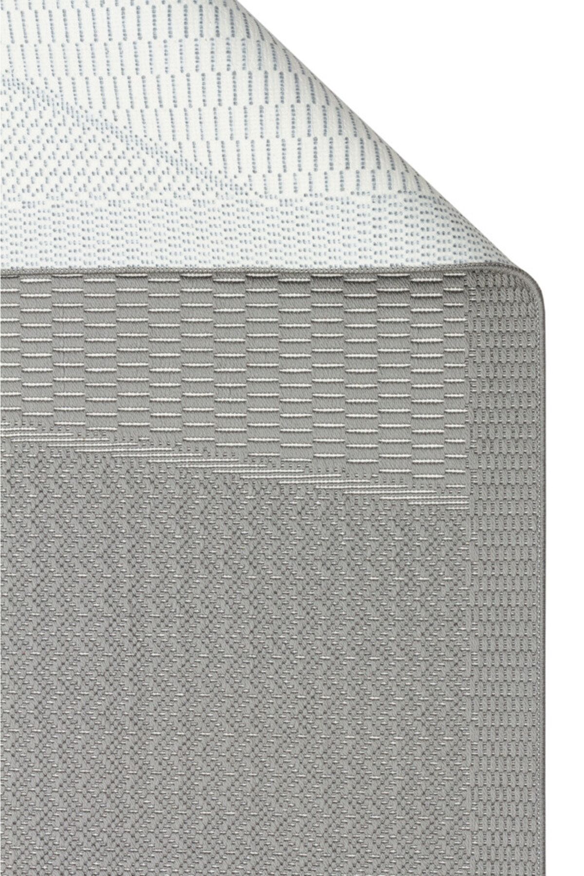 akbel halı & yatak exclusive home design Mono MNO LUX 01 Antrasit - Yıkanabilir Kaymaz Kilim Halı