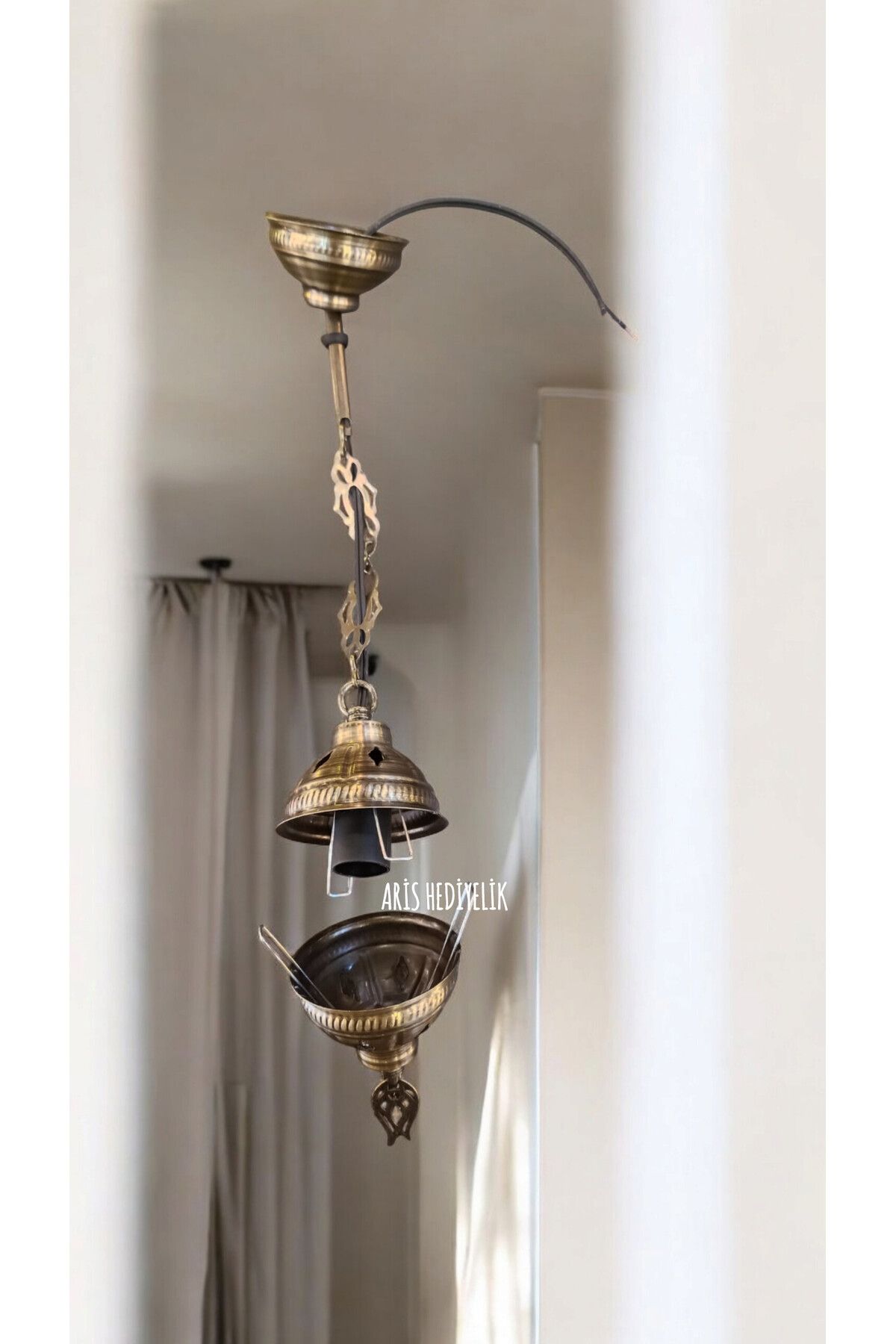 ARİS HEDİYELİK Camsız Avize Aparatı Metal