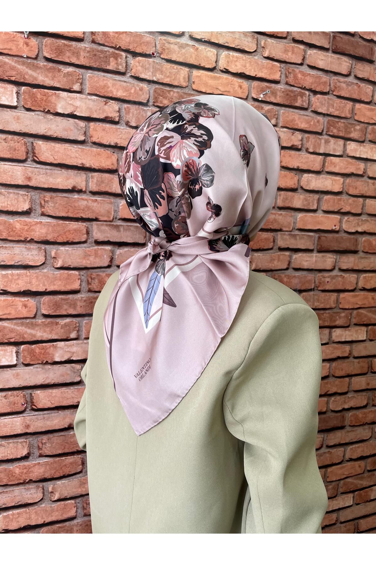 Valentino Orlandi twill ipek eşarp
