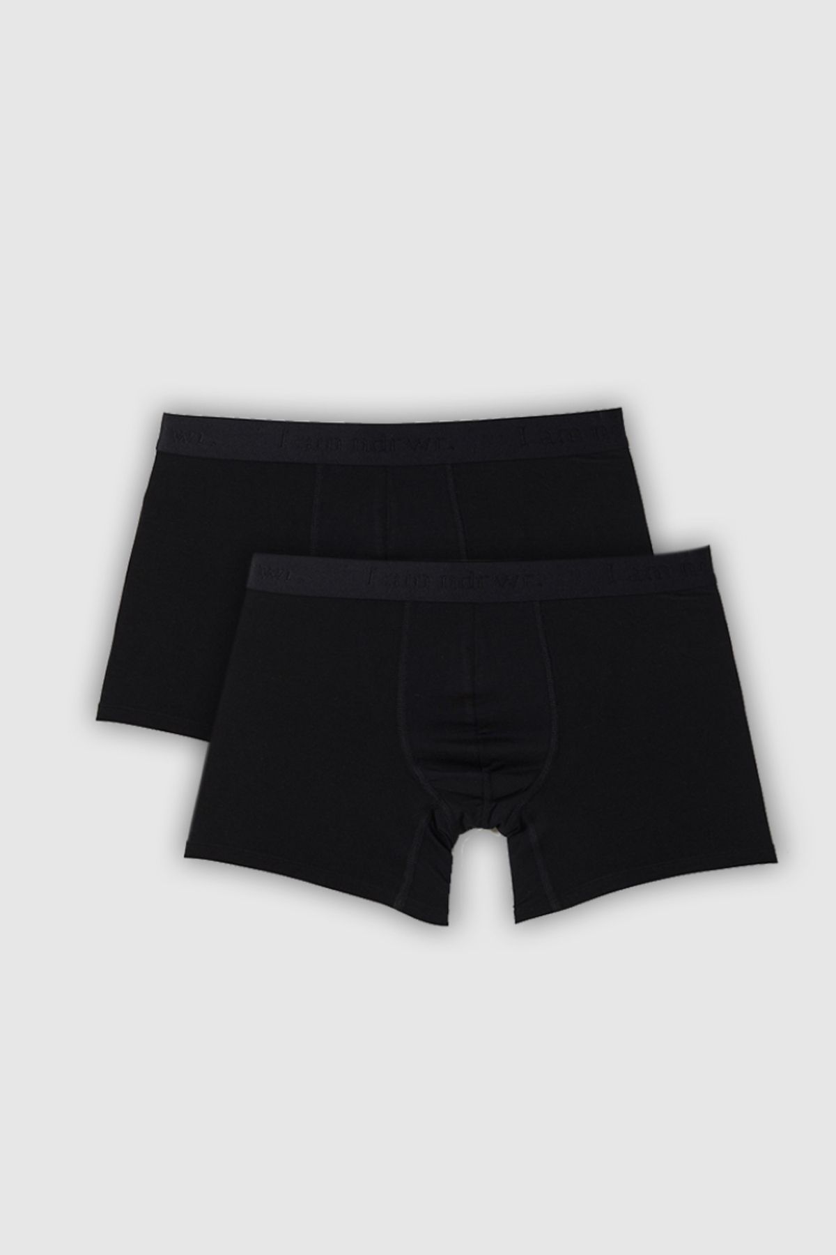 Woody 2'li Erkek Boxer-Ndg - 199-Siyah