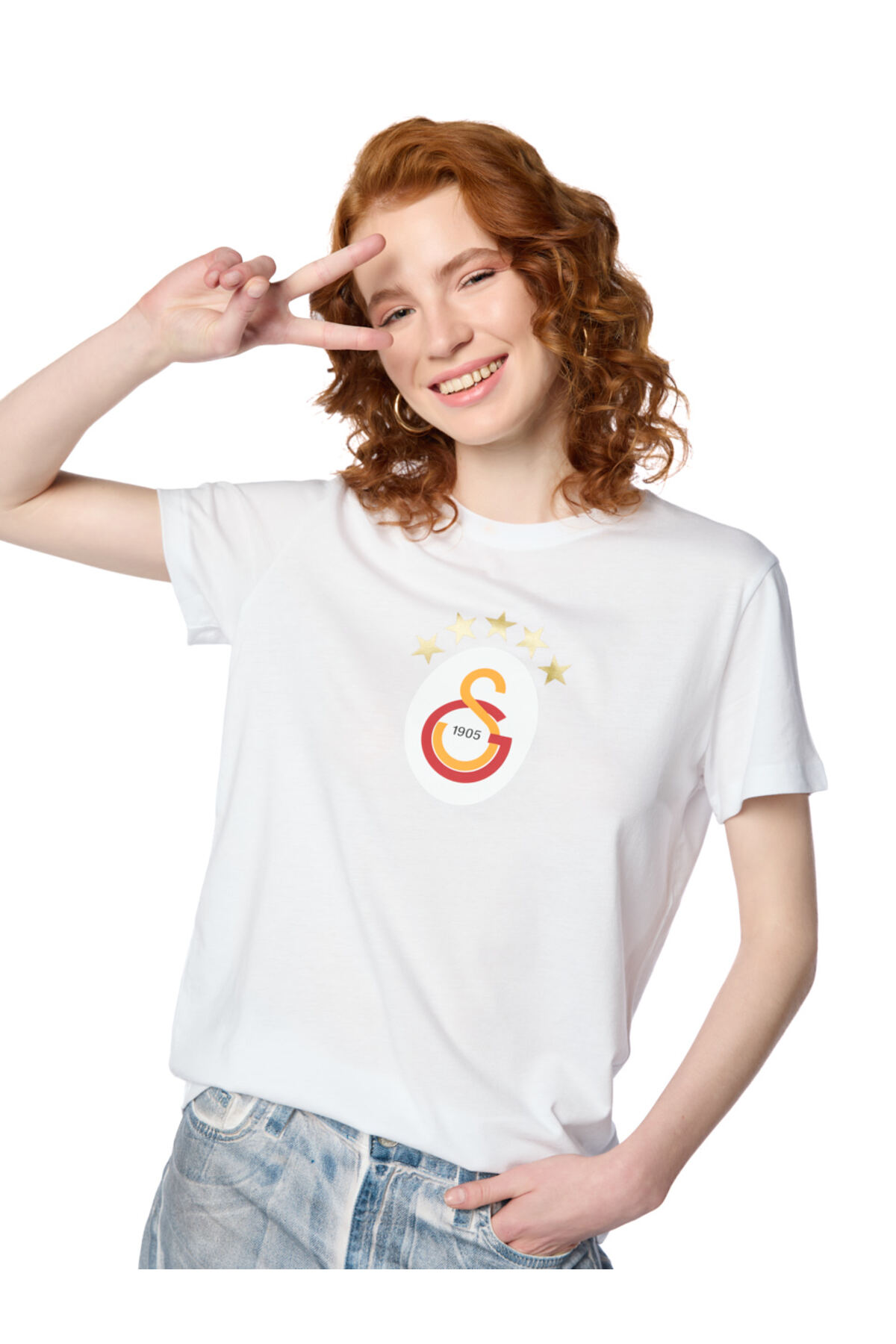 GSStore Galatasaray 5 Yıldız Kadın T-shirt K251402 görsel 2