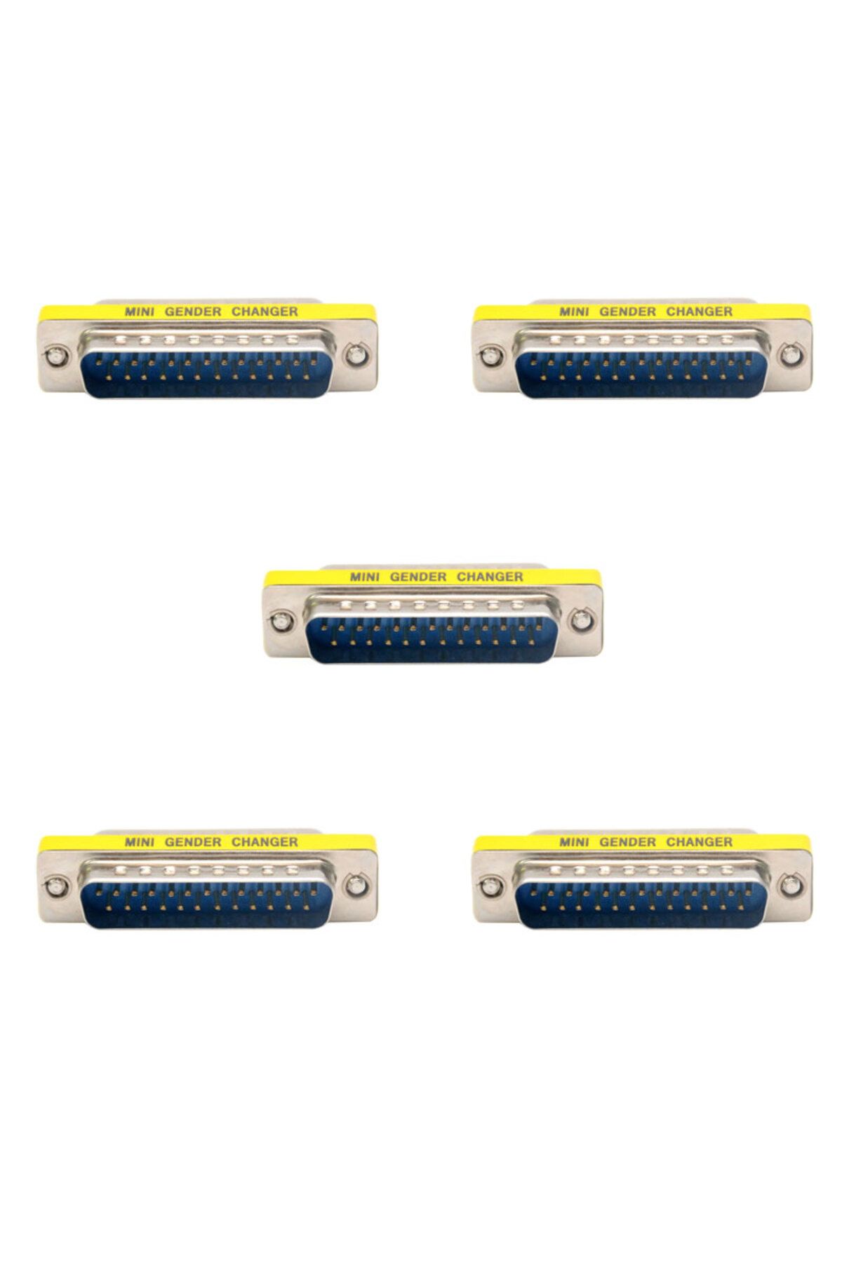 KEEPRO 25 pin LPT paralel port Erkek - erkek çevirici dönüştürücü 5'li set