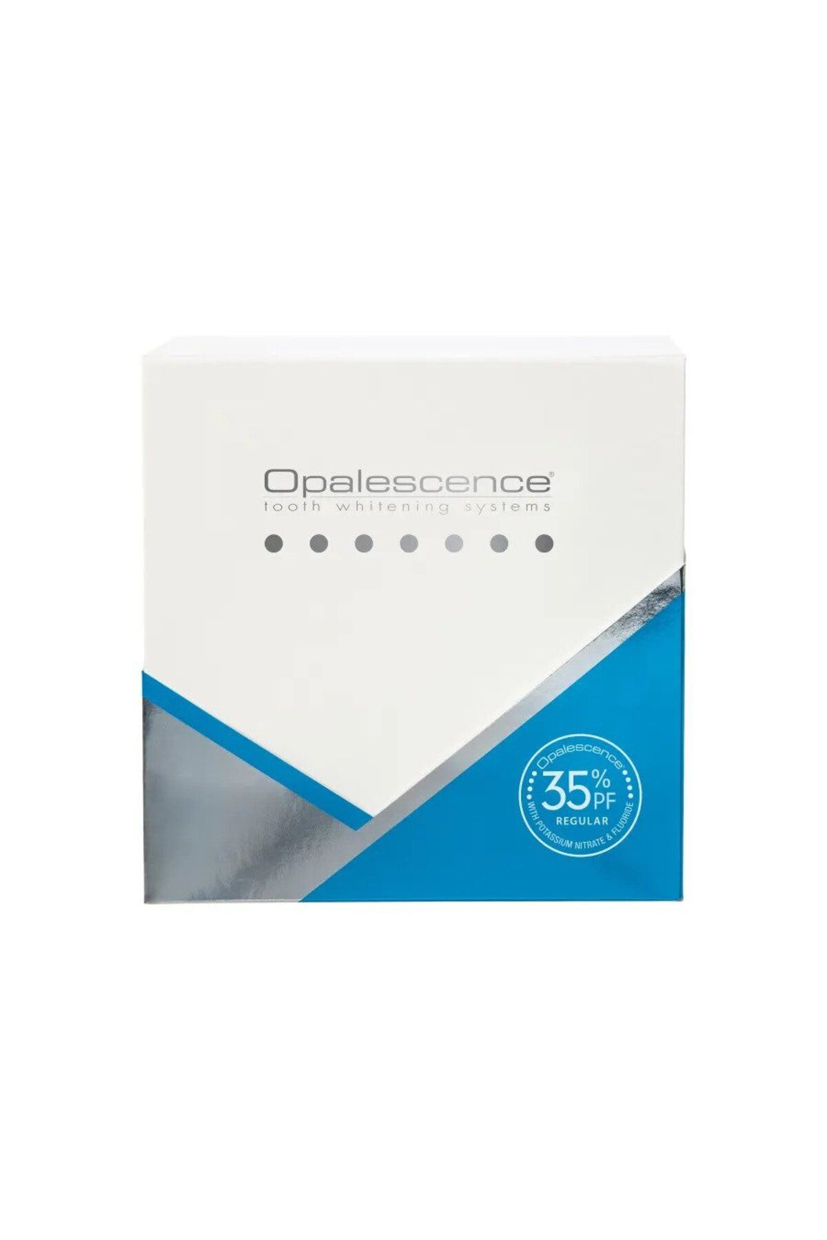 Opalescence-Kit de albire a dinților, Opalescence, PF Regular, 8 seringi x 1,2 ml, 35%, matrițe, pastă, cutie, inclusă 2