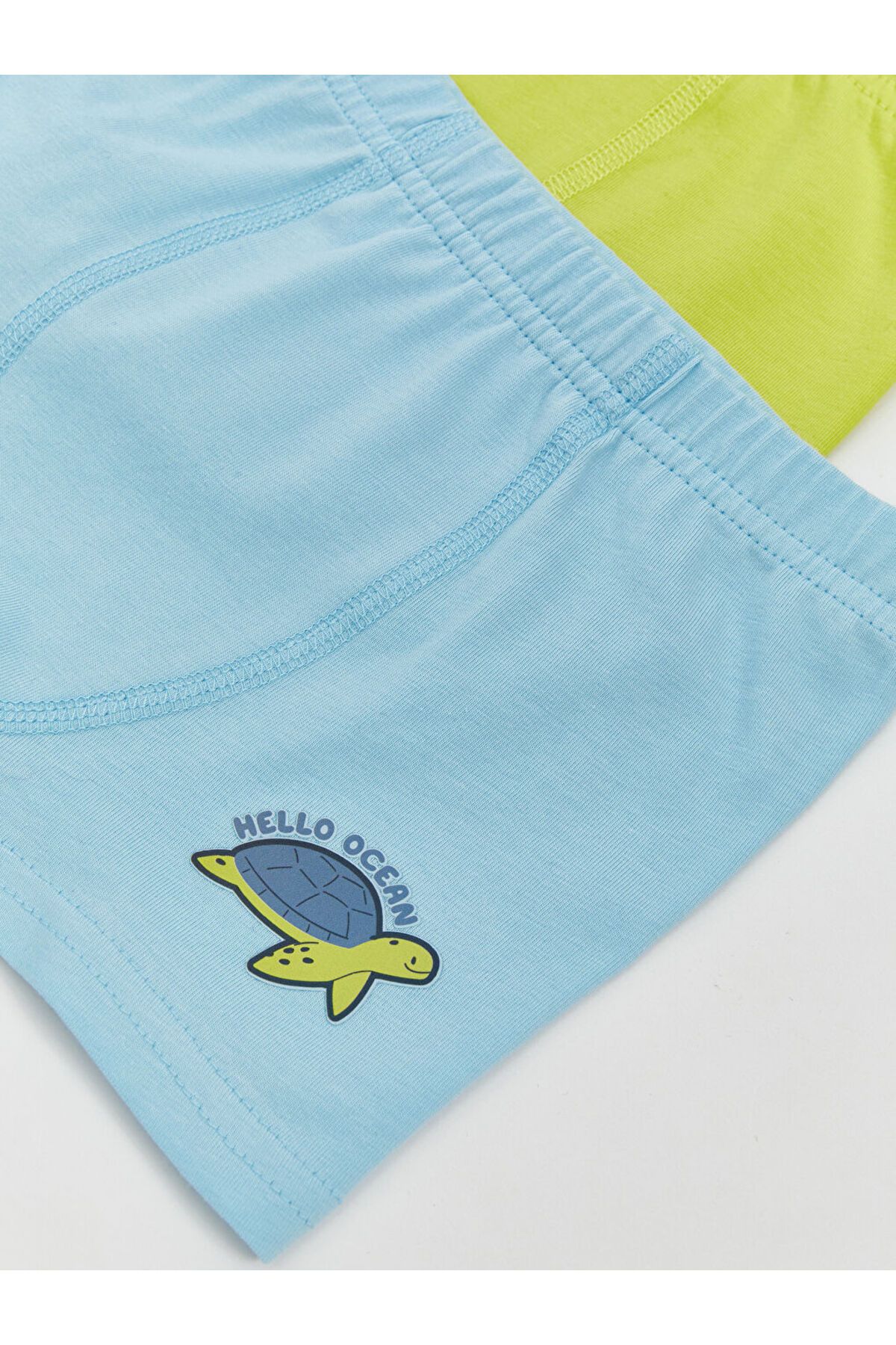 LC Waikiki-Blue Elastic Waist Combed Cotton Baby Boy Boxer 3-Piece 3