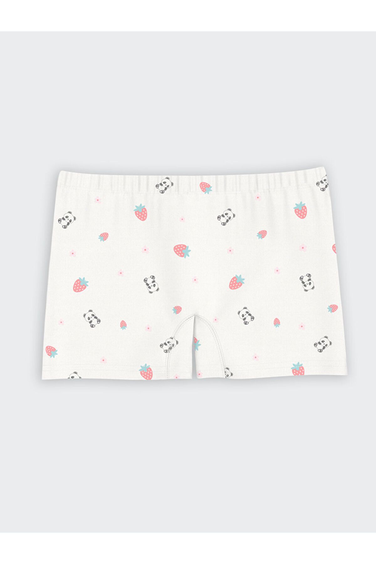 LC Waikiki-Νέα Σεζόν Εκτυπωμένος Κοριτσίστικος Boxer 3 τεμαχίων - S5MM64Z4 5