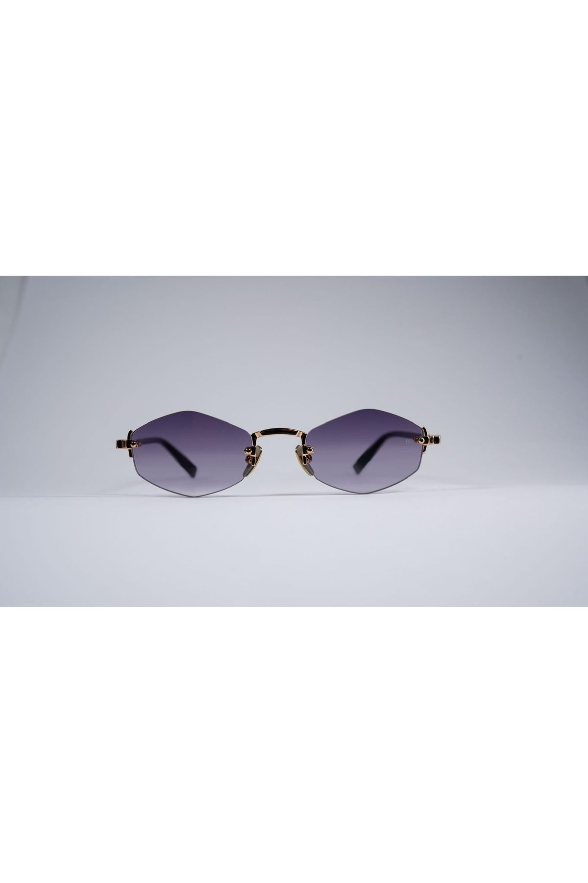 PRESİDORYA Presidorya PD7030SGLD/GRY Kadın Güneş Gözlüğü Füme Degrade Lens UV400
