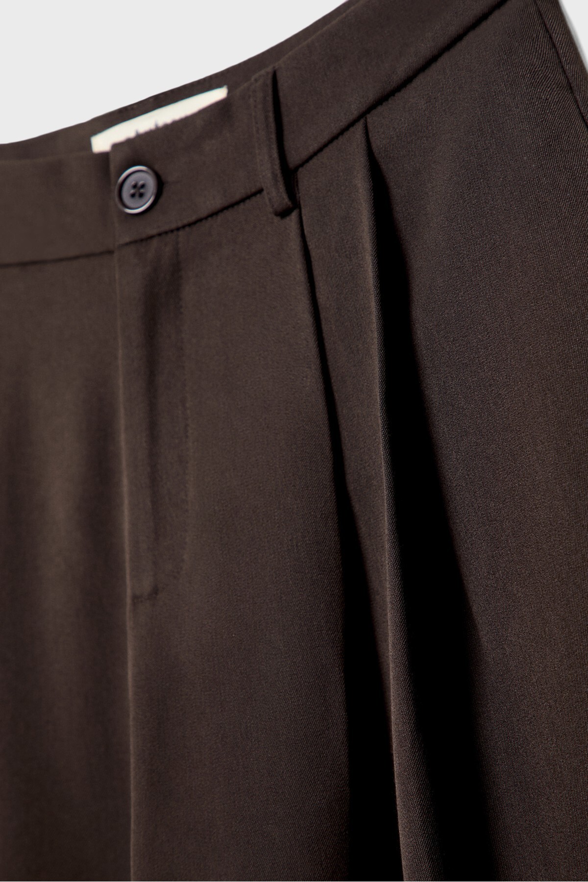 Stradivarius  Geniş paça pensli klasik pantolon - Görsel 8