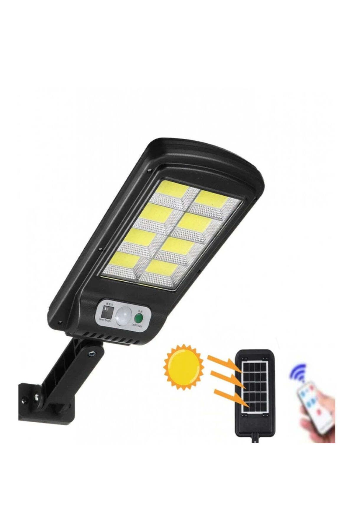 divendi-ro-Solar lamp with 8 frames, 30W 160 LEDs, light and motion sensor 5
