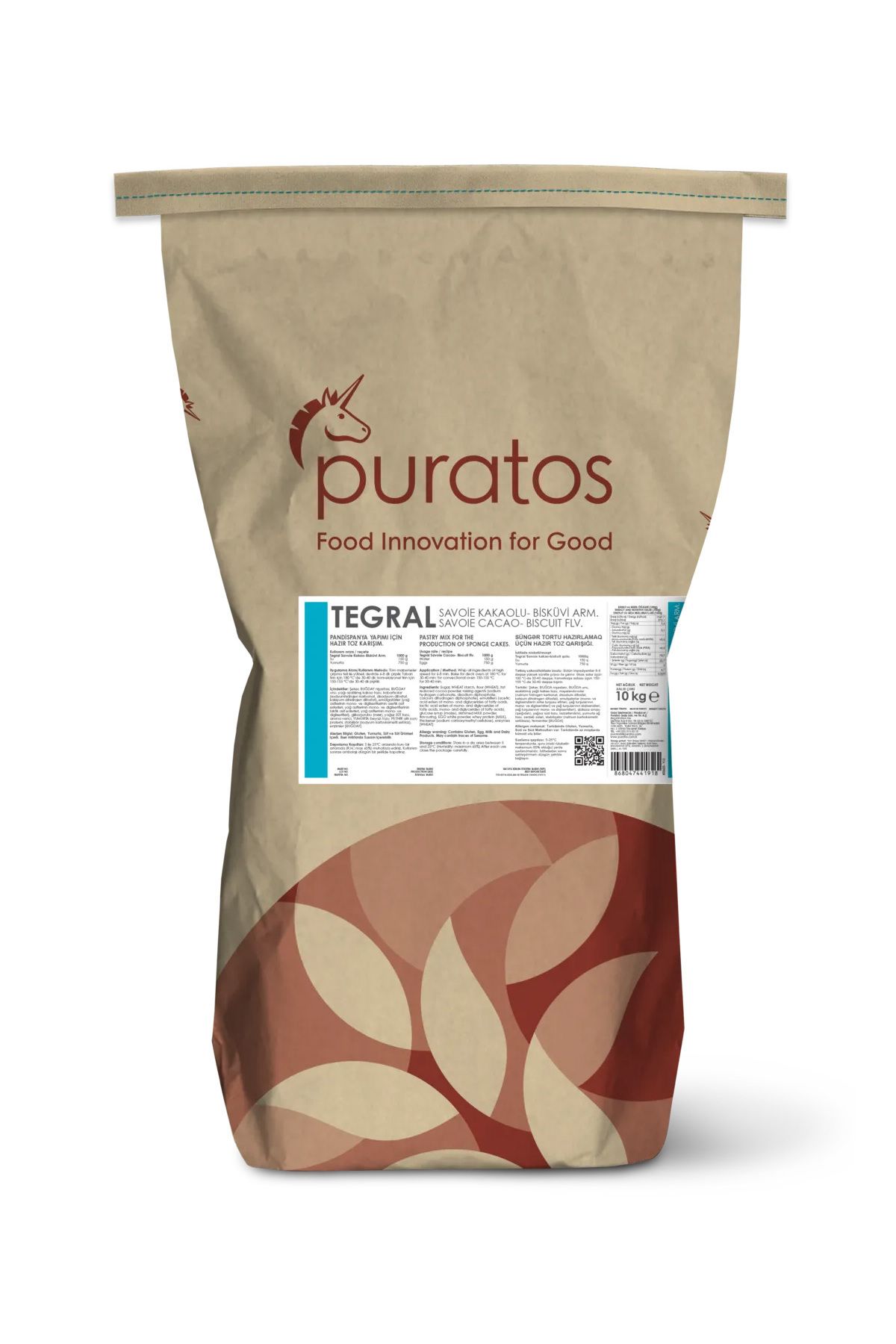 PURATOS Tegral Savoie Kakaolu Bisküvi Arm 10 kg