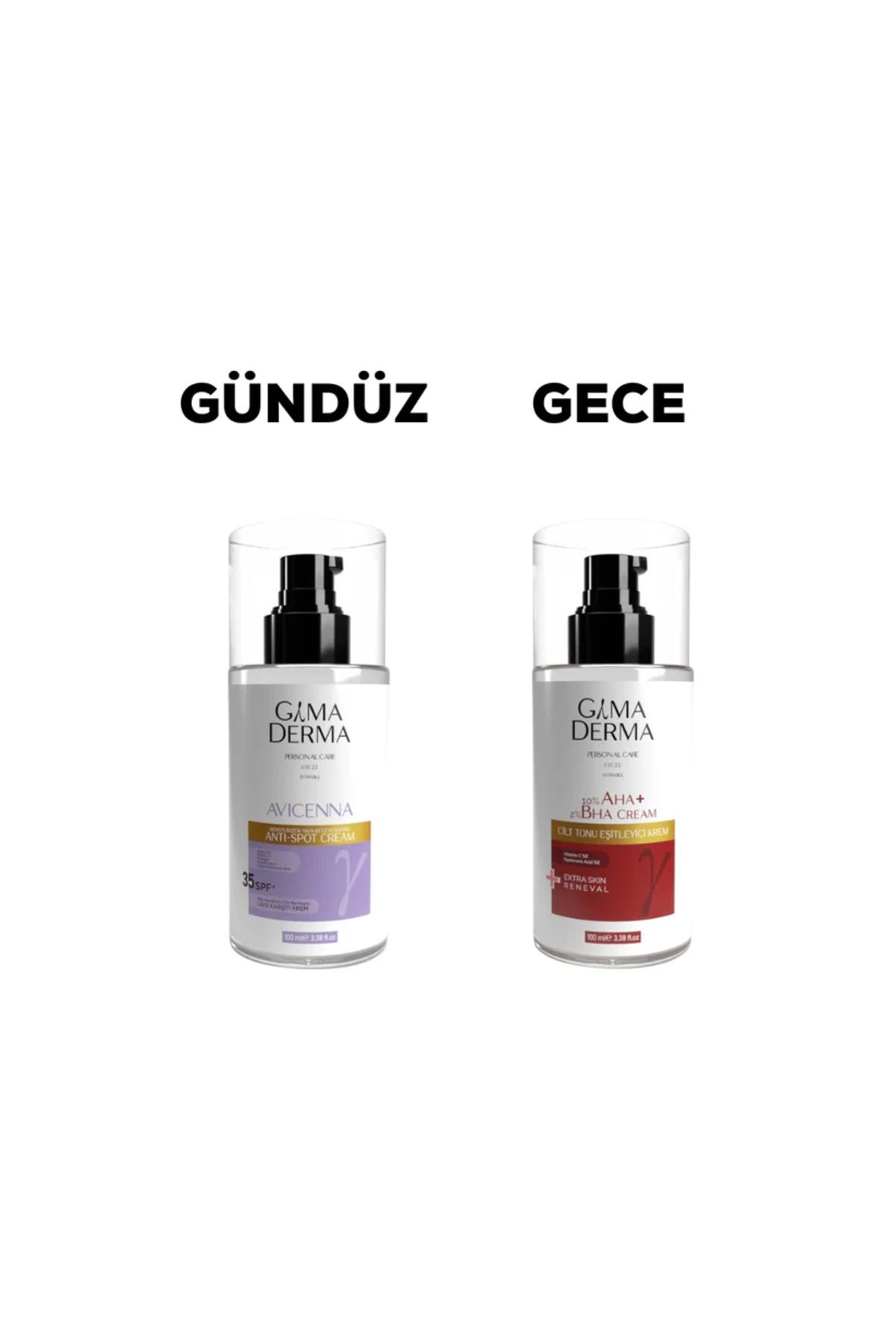 Gama Derma Peeling ve Koruma Seti (Karma ve Yağlı Ciltler İçin)