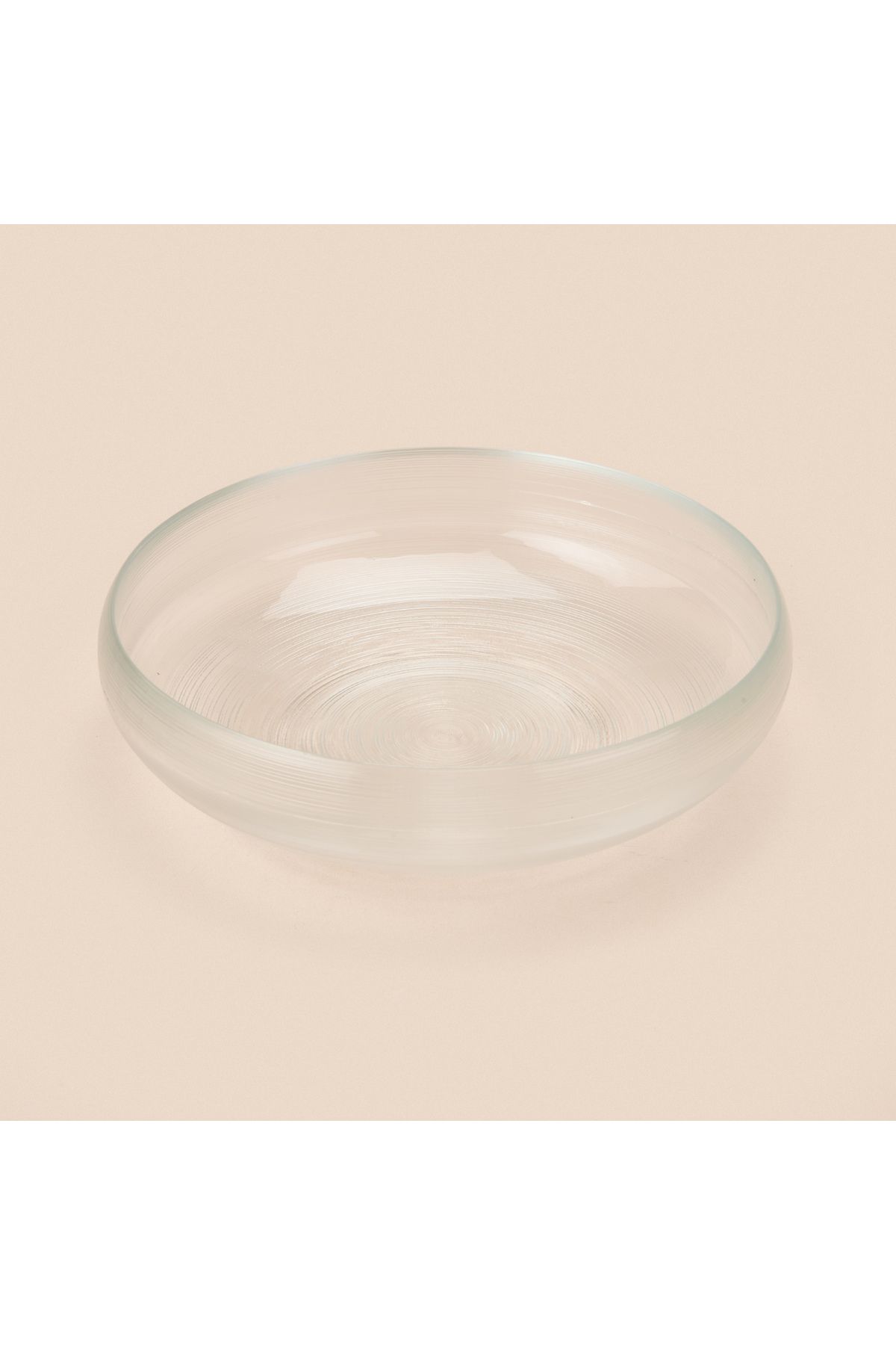 Eksen California Cam Salata ve Meyve Kasesi - Şeffaf - 26 cm