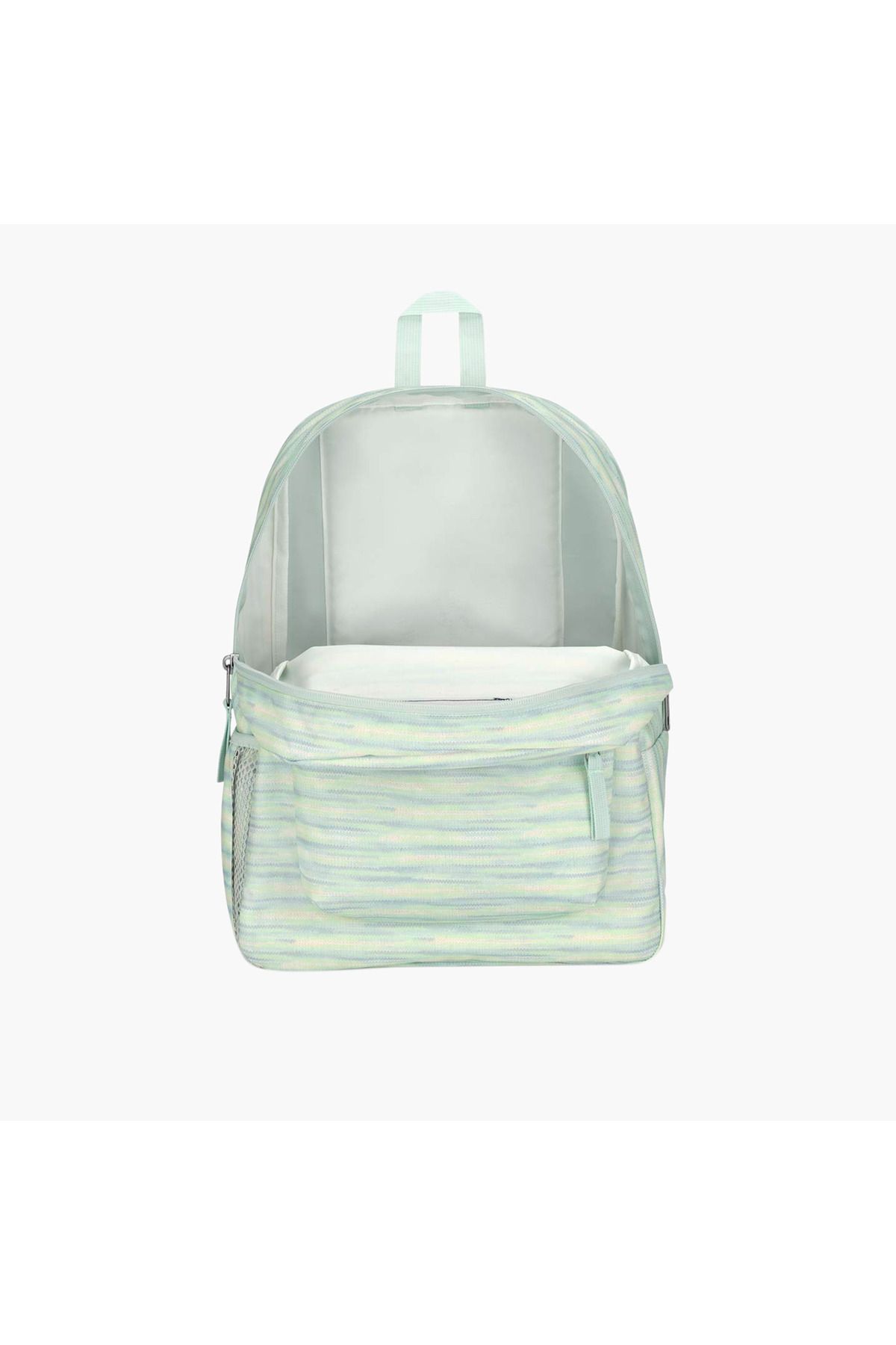 Jansport-Striped Backpack with Adjustable Straps and Zip Closure - 60.02x39.7x45.72 cms 5
