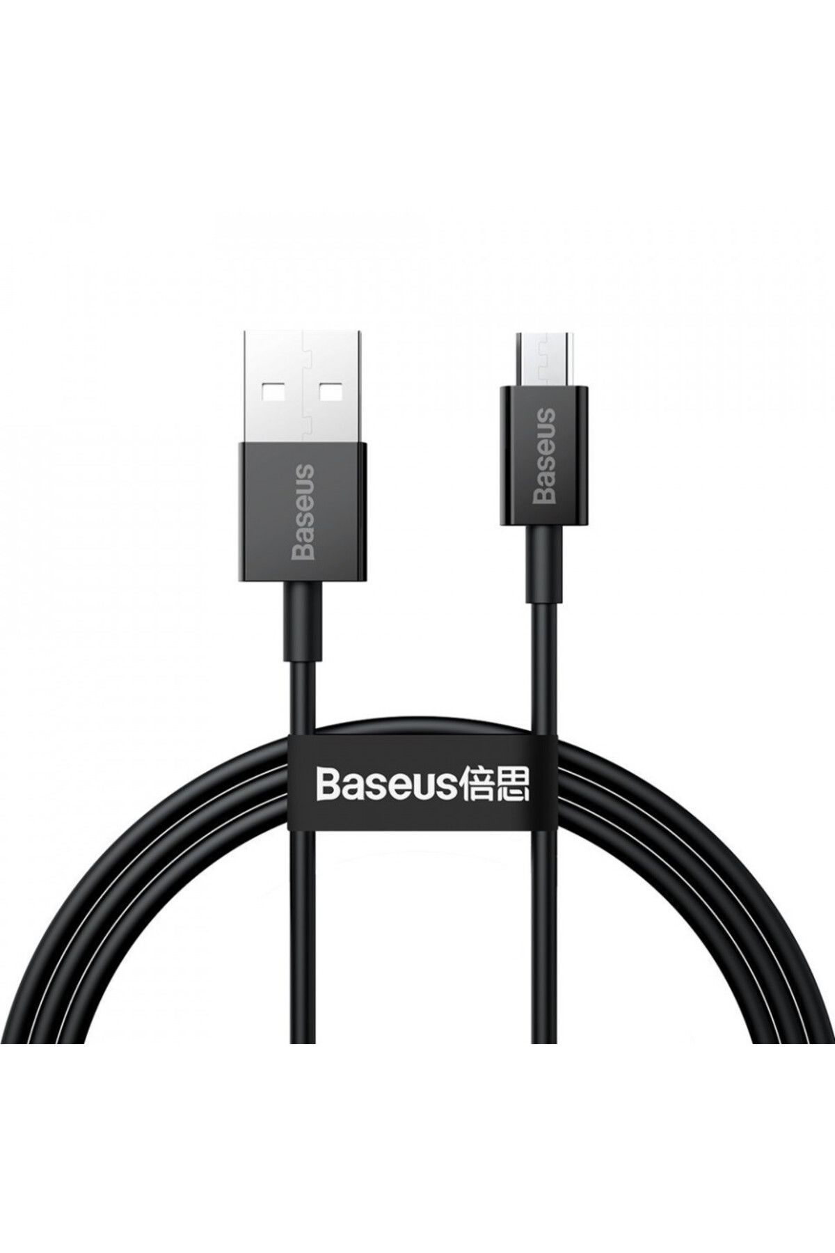 Baseus-USB to Micros-USB data cable, 2A, 1m, Superior Series (CAMYS-01) - Black 1