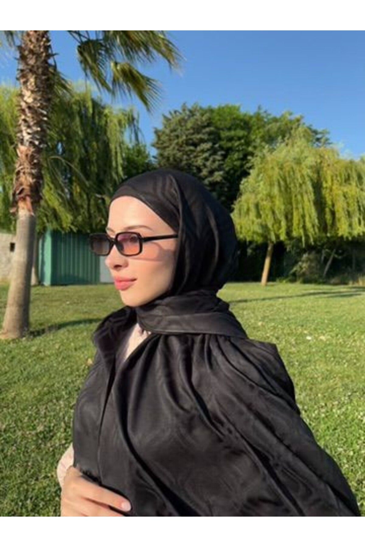 YALENA SCARF Çift Taraflı Viskon ipeksi Jakar Şal