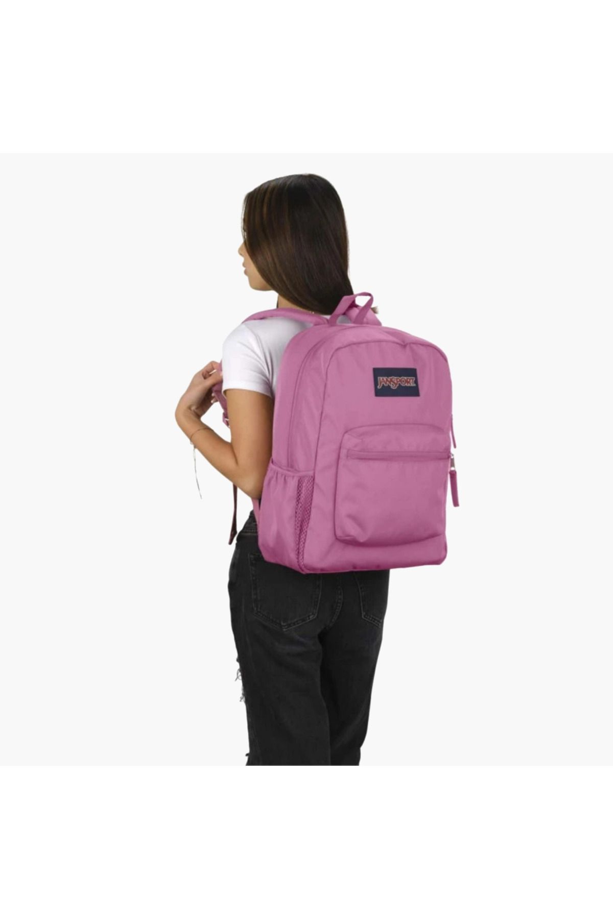 Jansport-Jansport Solid Backpack with Adjustable Straps and Zip Closure - 60.02x39.7x45.72cms 4