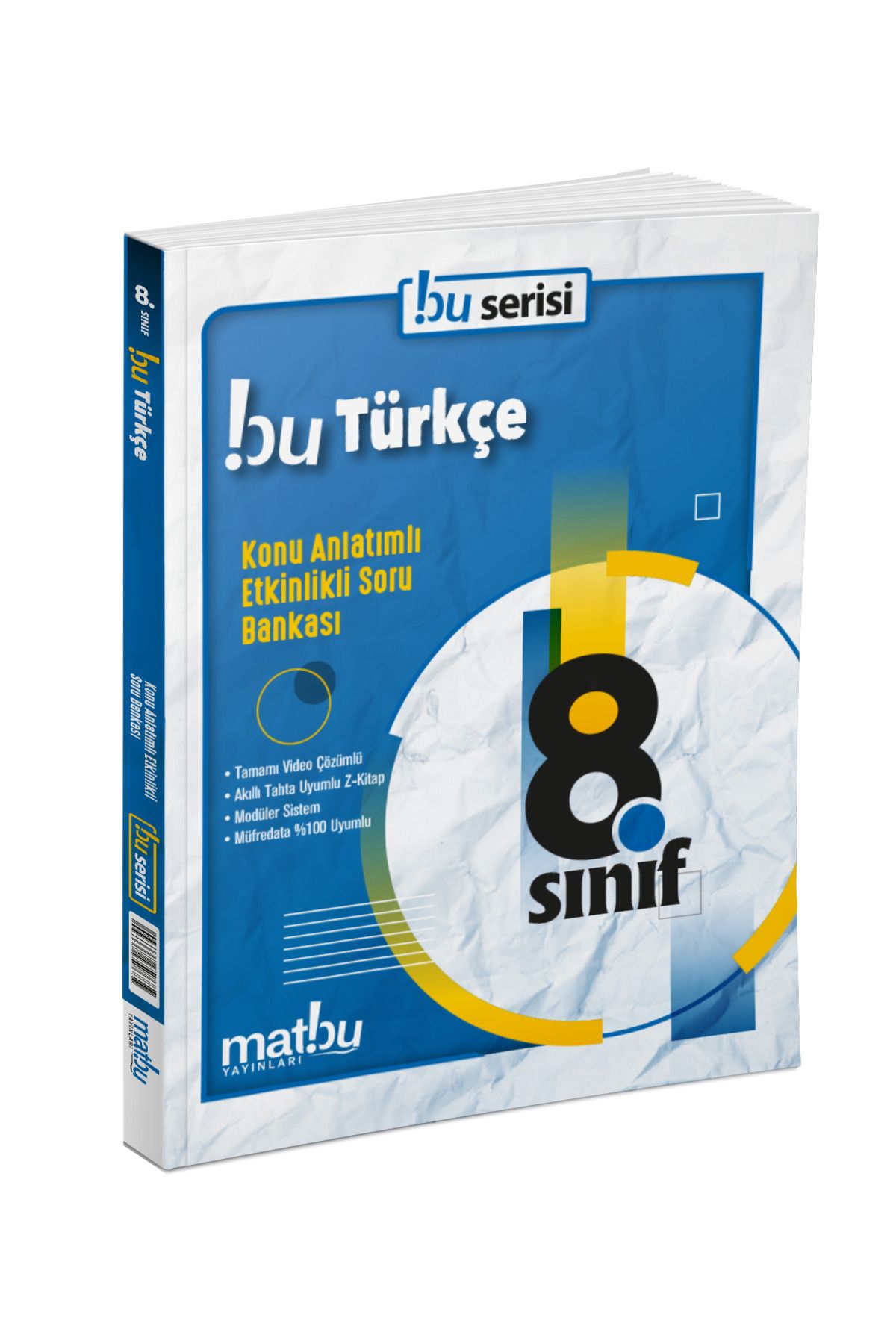 Matbu Yayınları 8. Sınıf Türkçe Konu Anlatımlı Etkinlikli Soru Bankası Matbu Yayınları