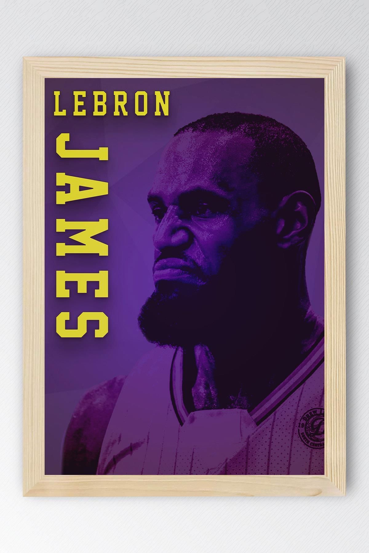 Saturn LeBron James Çerçeveli Tablo - Basketbol NBA Posteri Tablo