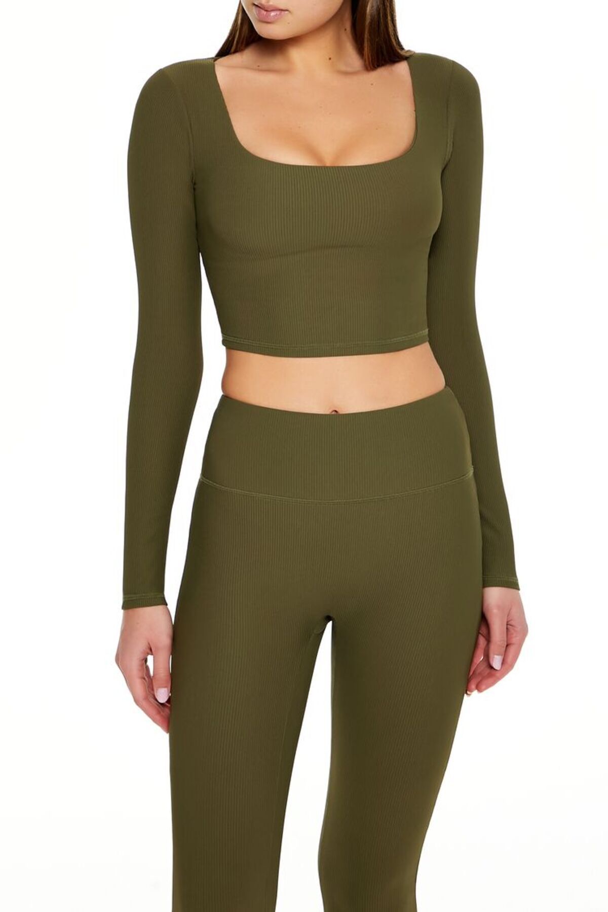 Forever 21 Active Kare Yaka Tişört
