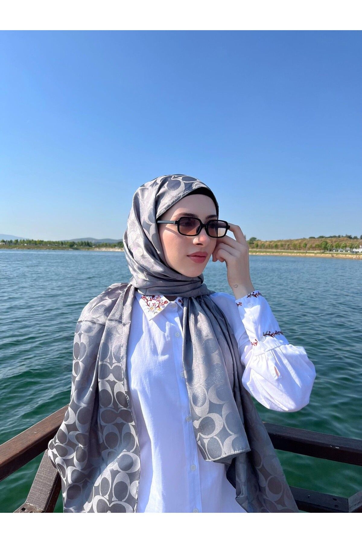 YALENA SCARF İpeksi Jakar Şal-CC Desen