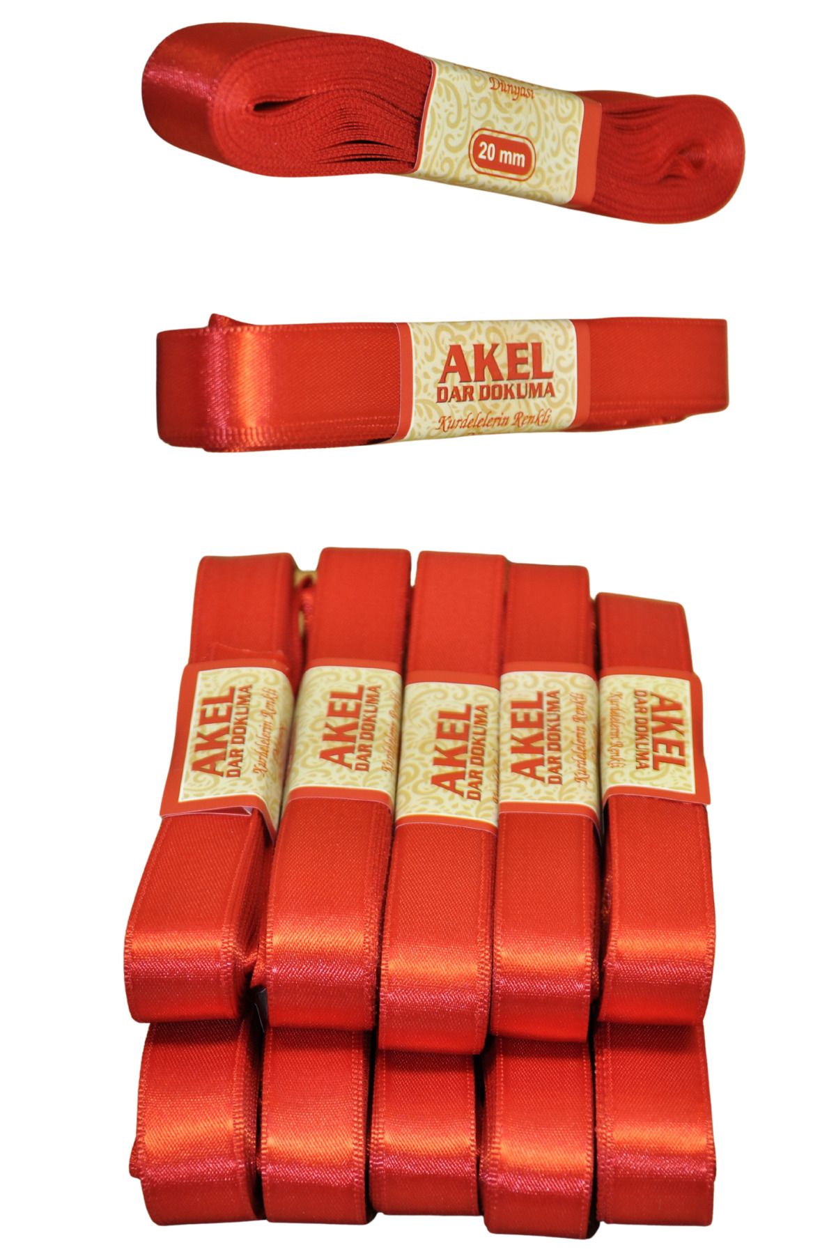 Larenya Kurdele 2 cm Genişliğinde 10 Metre | Süsleme, El İşi ve Paketleme İçin Uygun