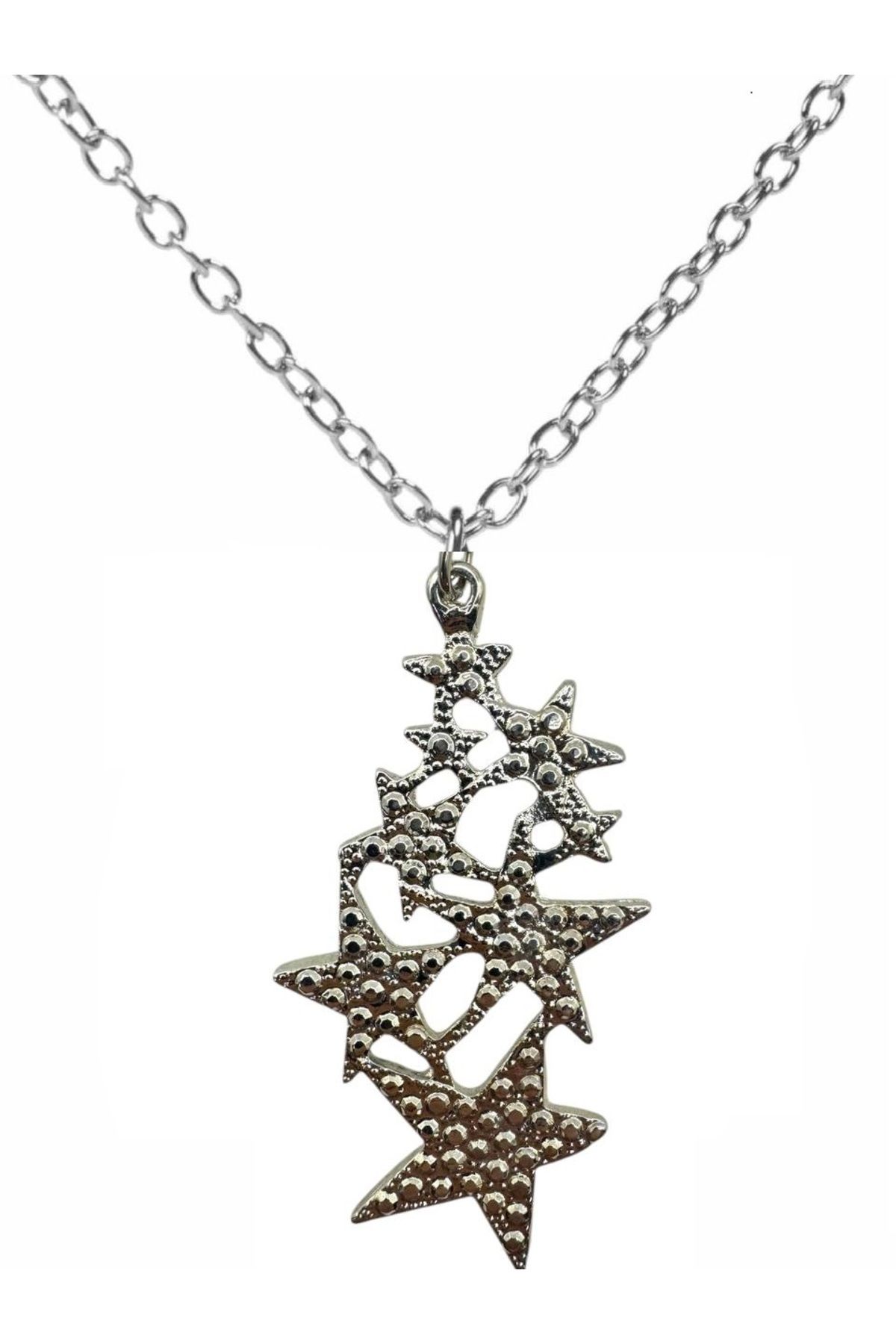 Herşey Nota Twinkling Stars Unisex Kolye – Gökyüzünün Işıltısını Boynunuzda Taşıyın