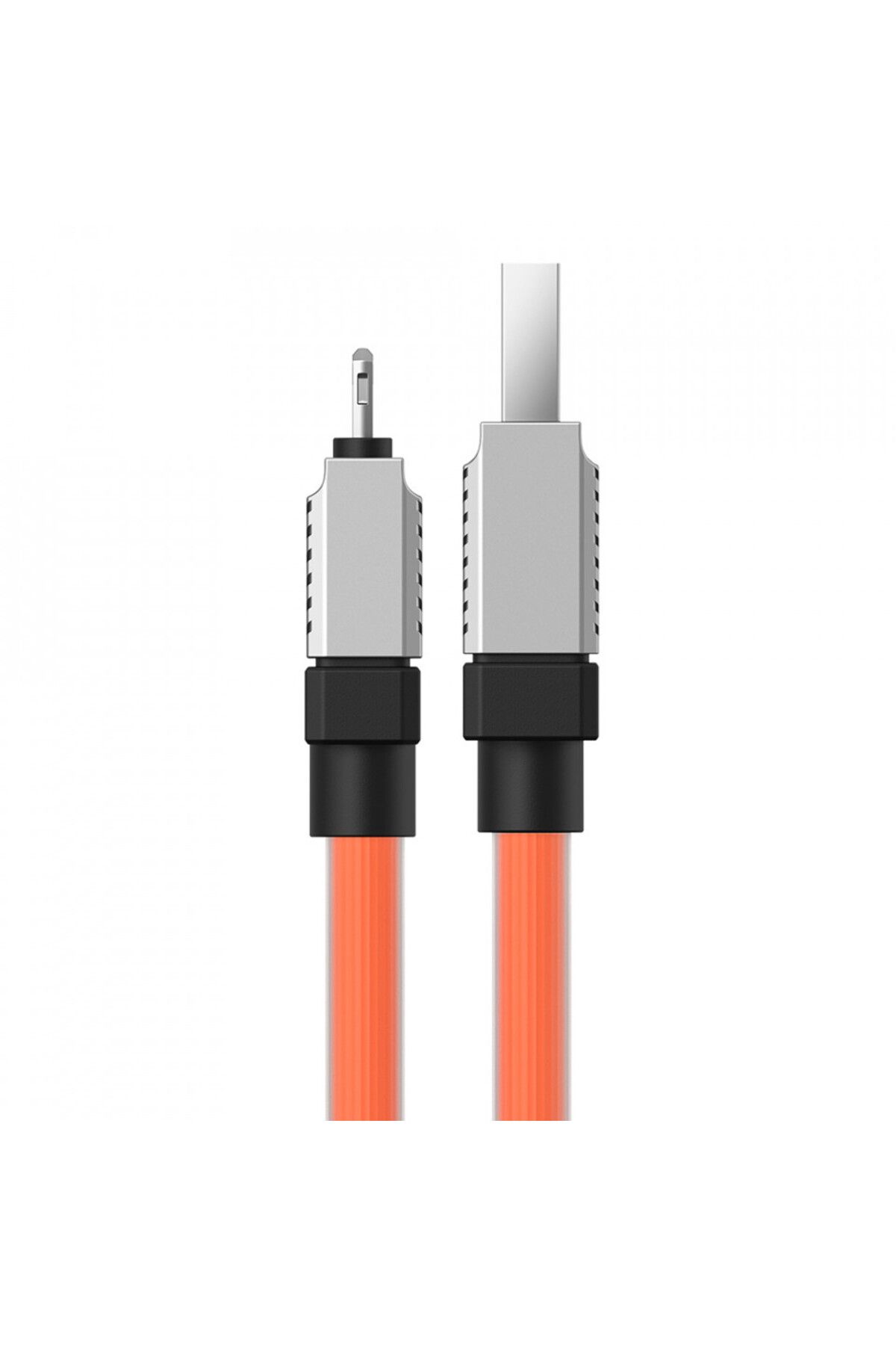 Baseus-USB to Lightning Fast Charging Data Cable, 2.4A, 2m - Baseus CoolPlay Series (CAKW000507) - Orange 4