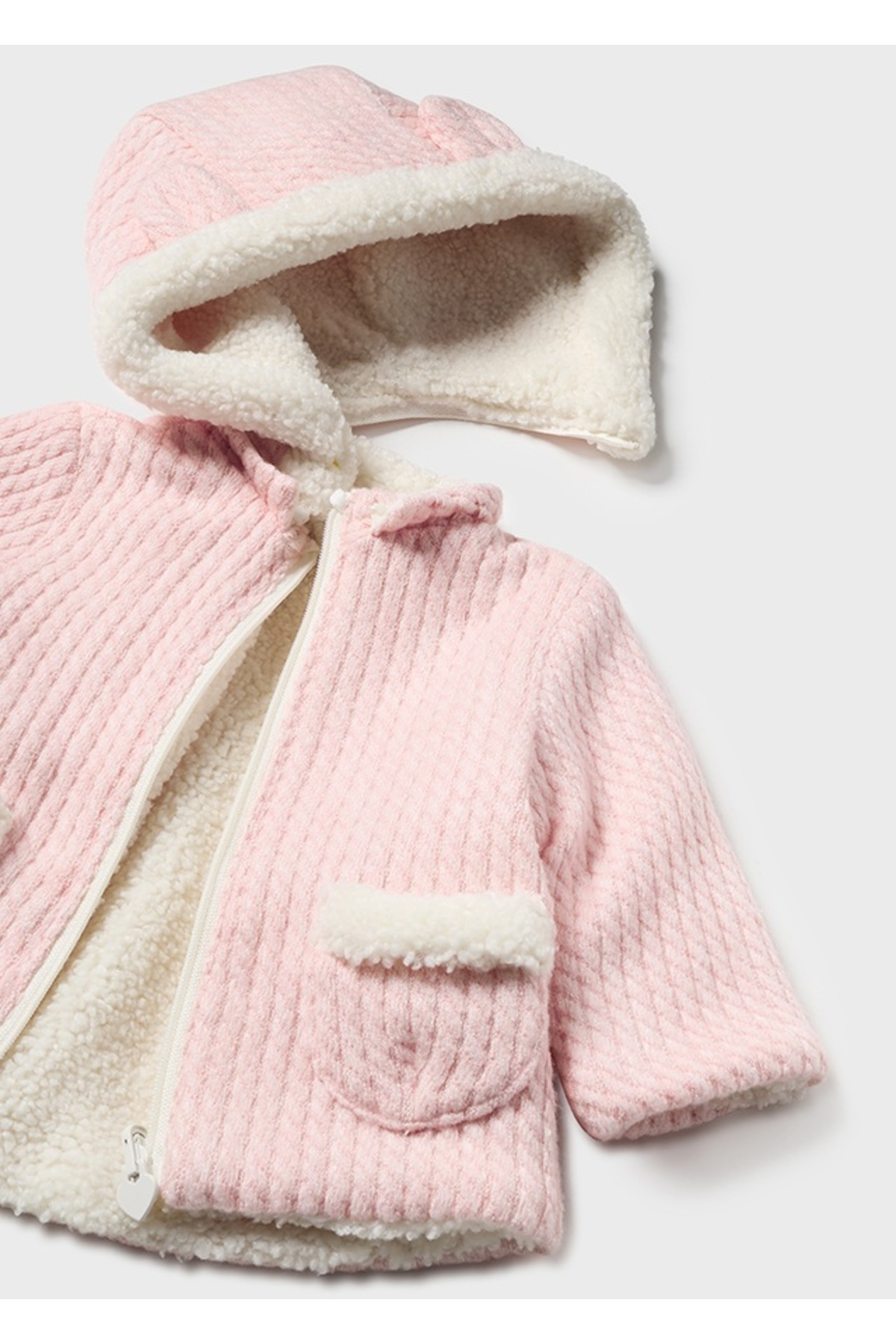 Mayoral Kışlık Kız Bebek Çift Taraflı Kapşonlu Mont Ceket fotoğrafı 3 (önizleme)