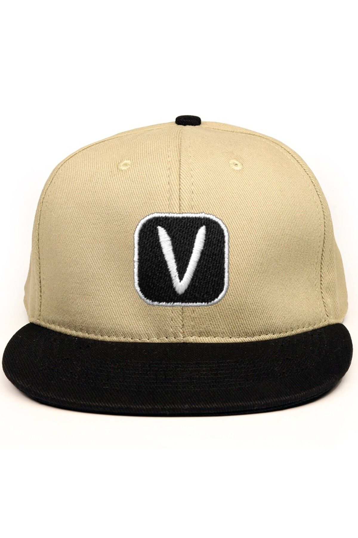 T-FUNNY V Harf Logo Hip Hop Şapka