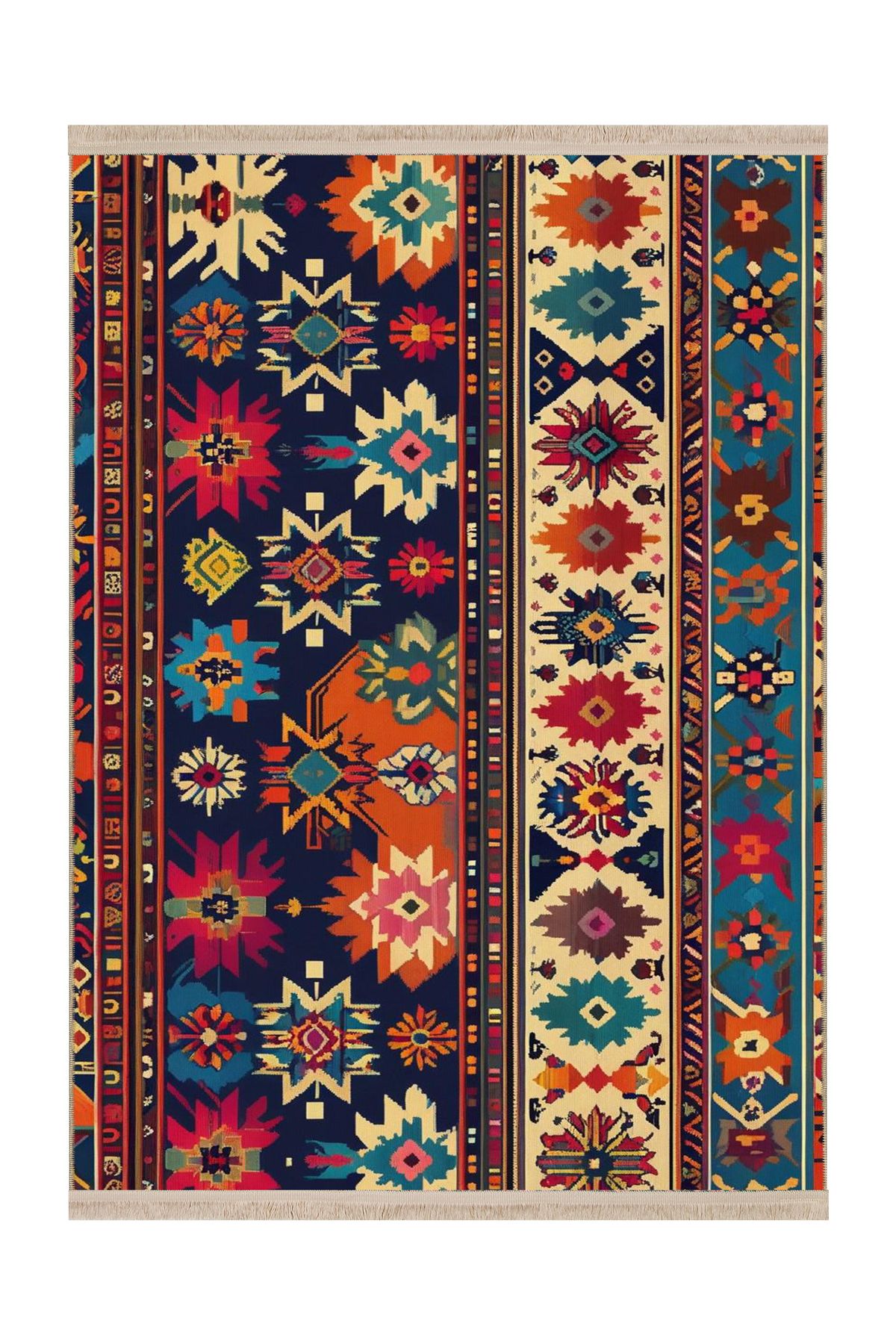Rugs Modern Halı MOSSO Çok Renkli Karışık Eksik Desenli Dokuma Taban Modern Dekoratif Halı mosso06