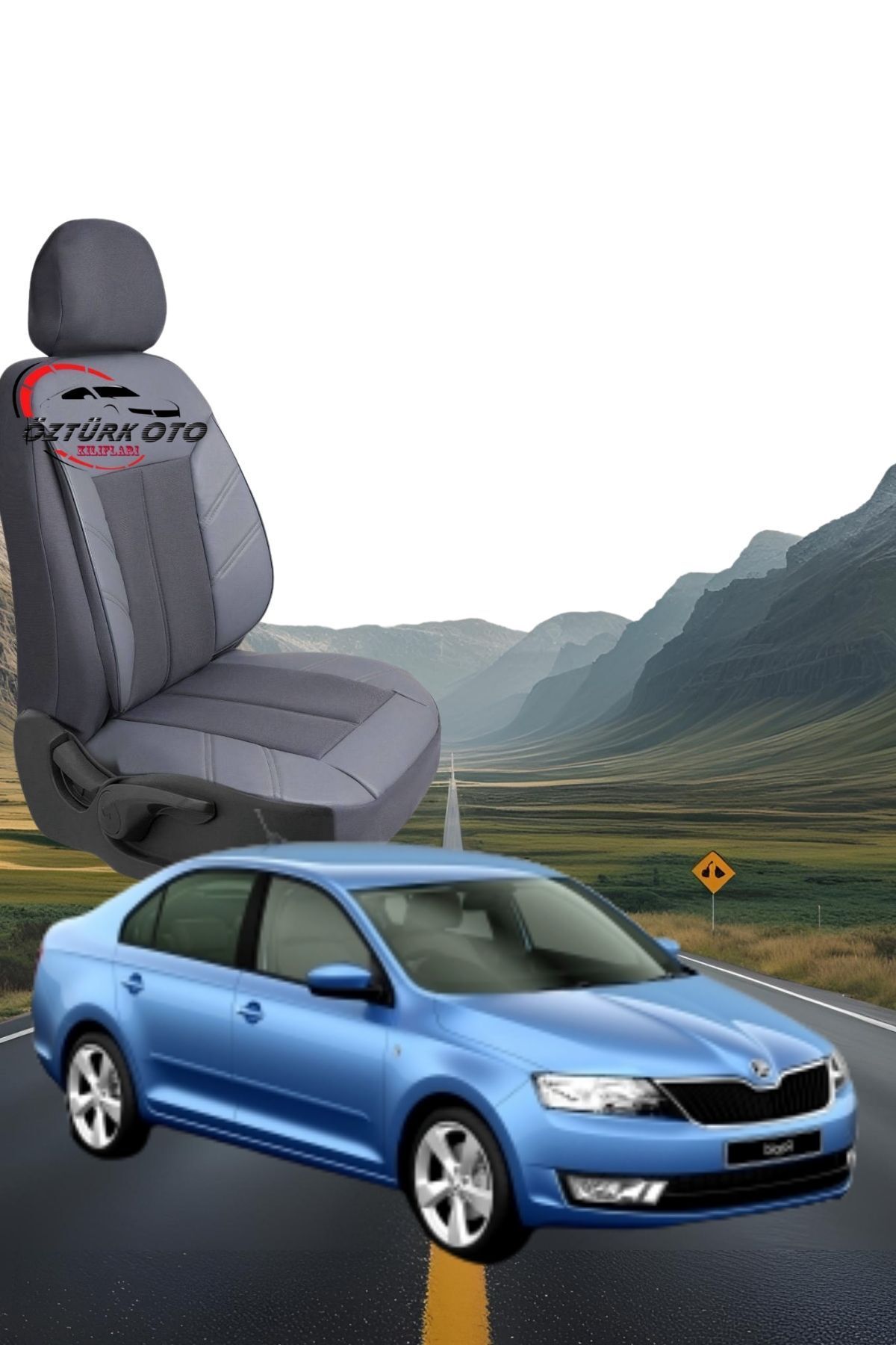 MEVLÜT ÖZTÜRK OTO KILIFLARI Akik Serisi Seat Rapid Tam Set Oto Koltuk Kılıfı