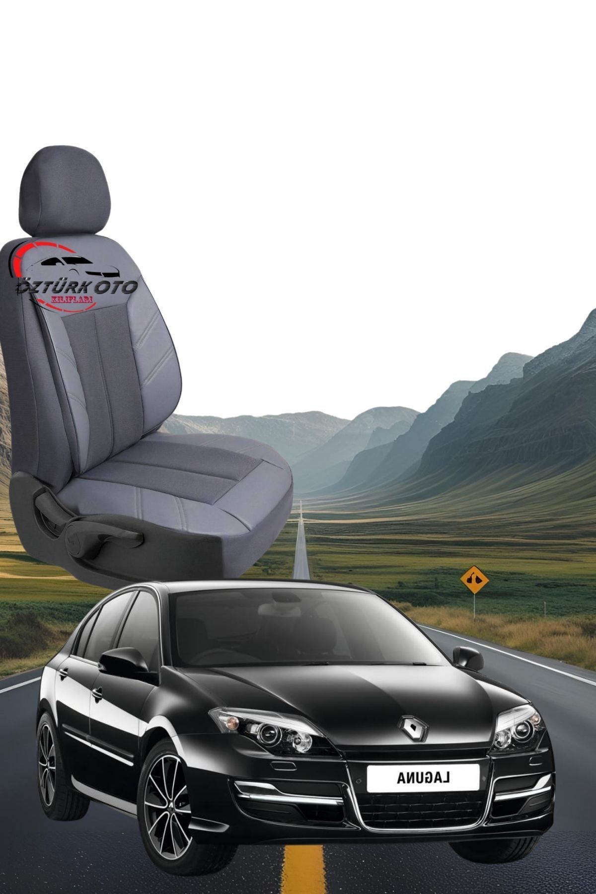 MEVLÜT ÖZTÜRK OTO KILIFLARI Akik Serisi Renault Laguna Tam Set Oto Koltuk Kılıfı