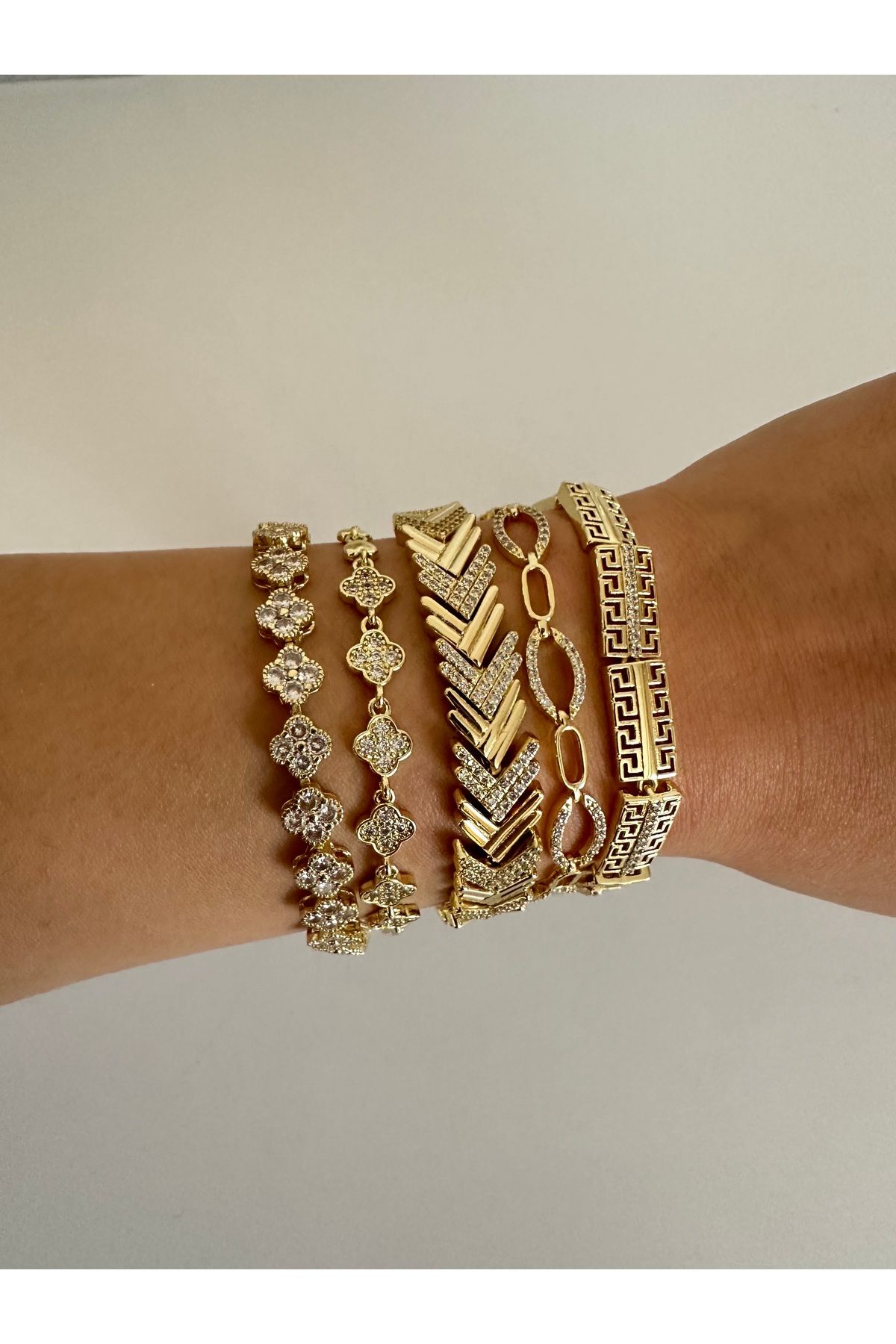 shop Kuyumcu modelXupıng VIP özel seri taşlı bileklik 14 K