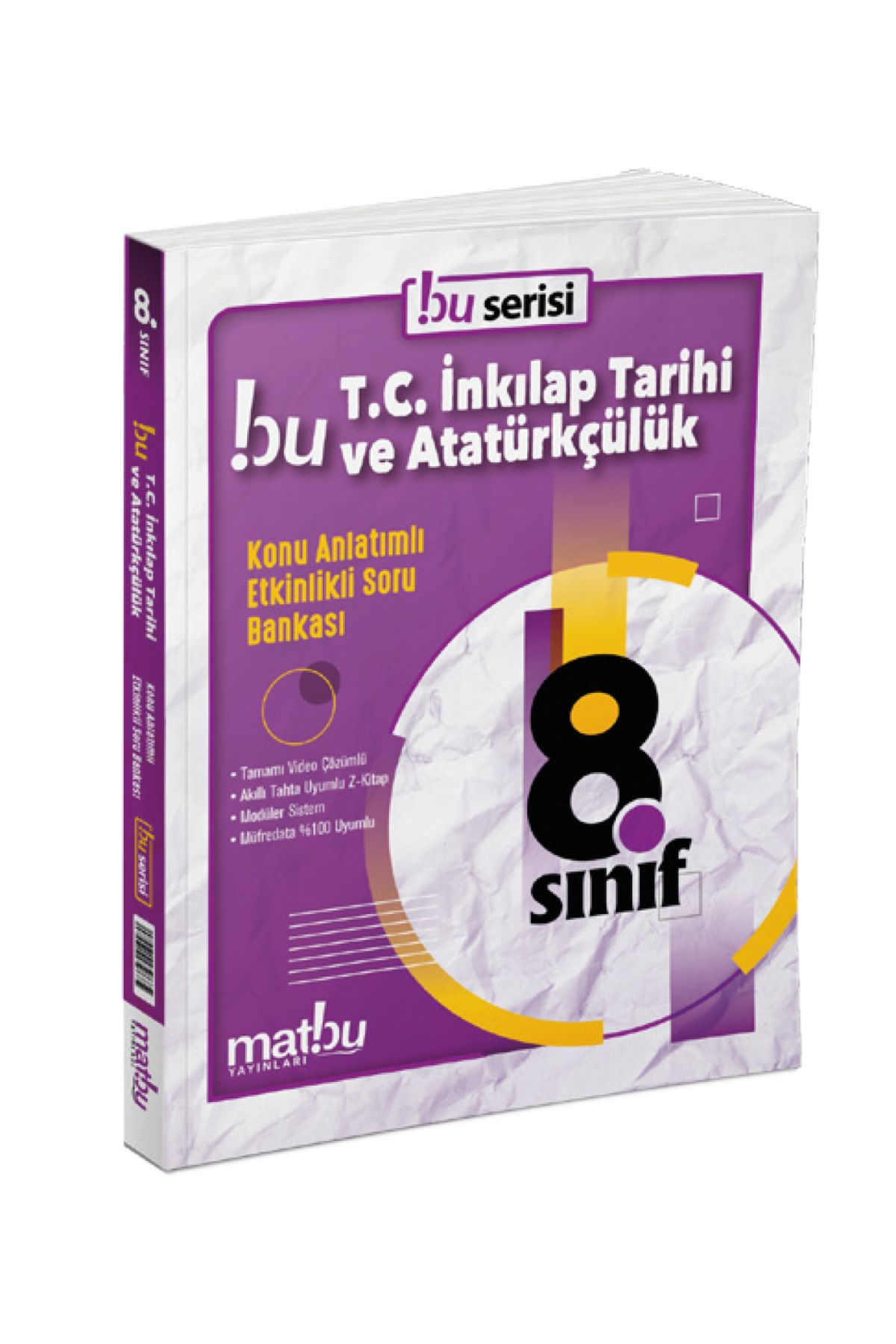 Matbu Yayınları 8. Sınıf T.C. İnkılap Tarihi ve Atatürkçülük Konu Anlatımlı Etkinlikli Soru Bankası Matbu Yayınları