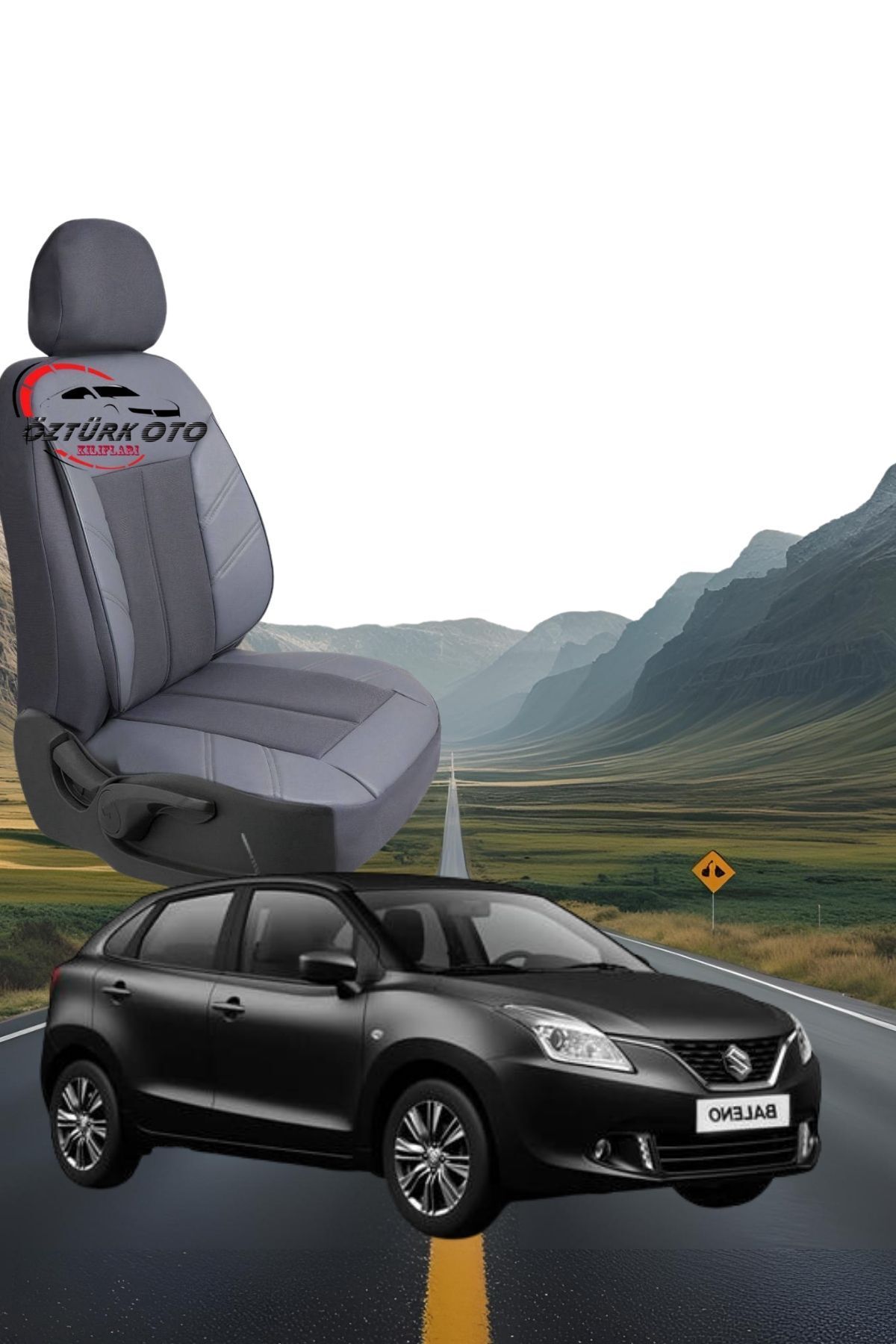 MEVLÜT ÖZTÜRK OTO KILIFLARI Akik Serisi Suzuki Baleno Tam Set Oto Koltuk Kılıfı