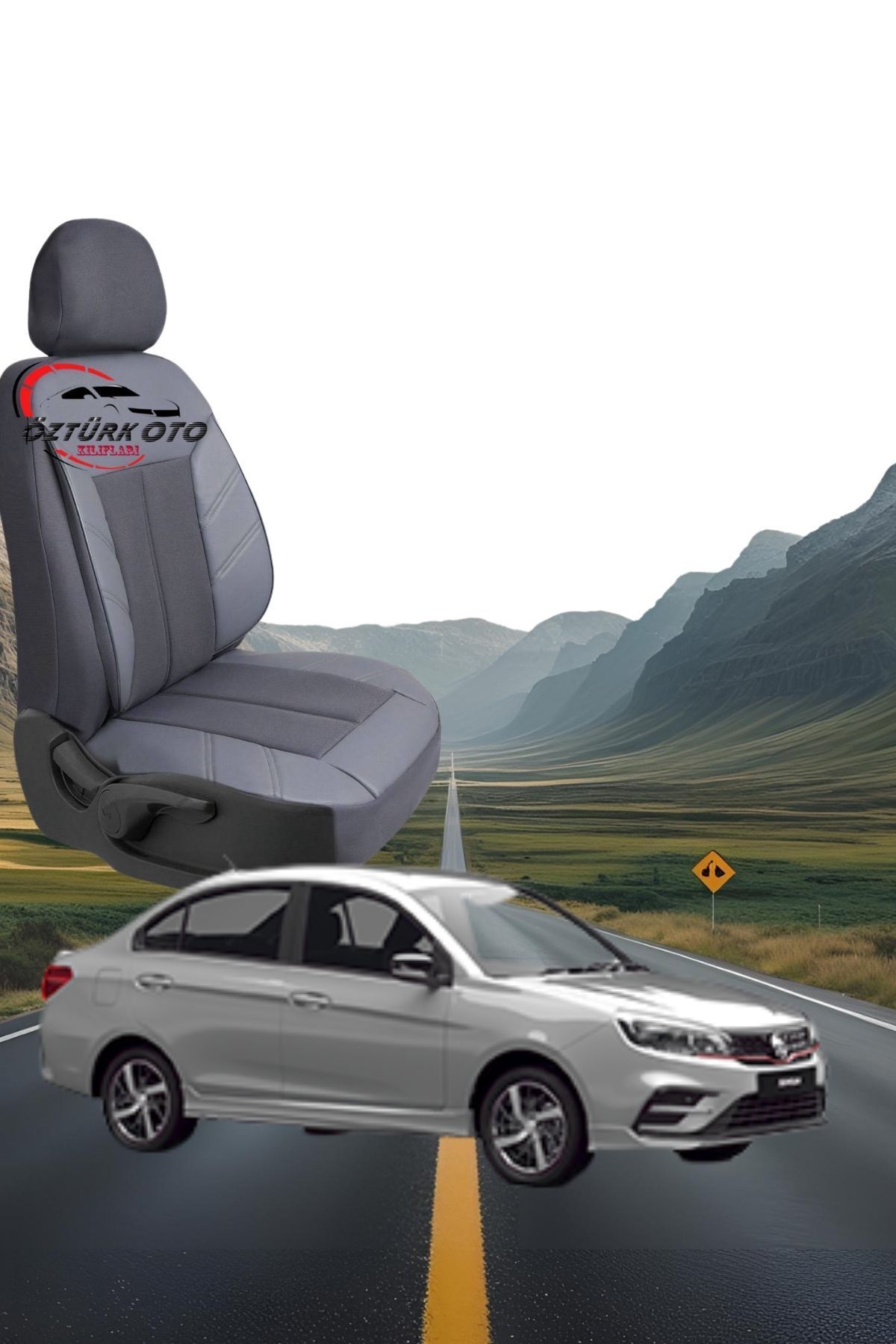 MEVLÜT ÖZTÜRK OTO KILIFLARI Akik Serisi Proton Saga Tam Set Oto Koltuk Kılıfı