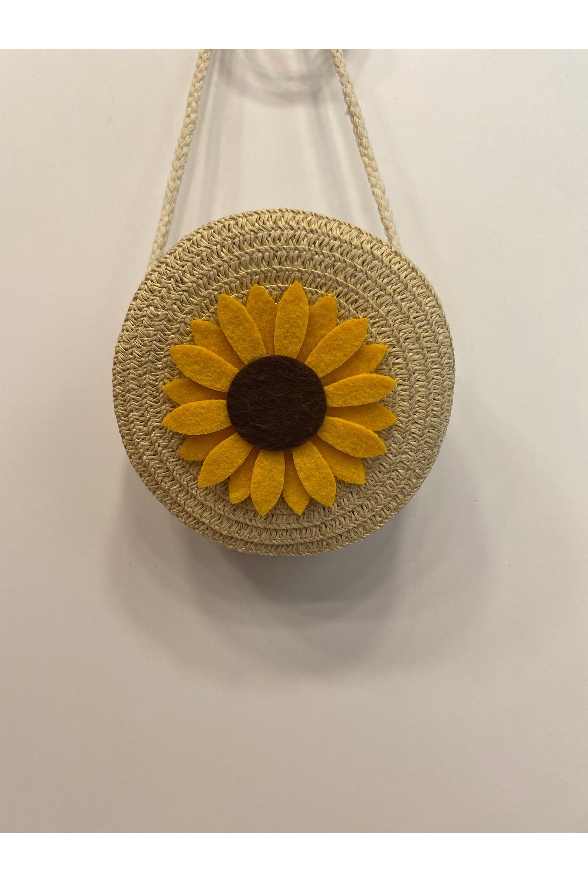 so'lis collection Hasır Çiçekli Çanta /Genç/Çocuk/Yetişkin