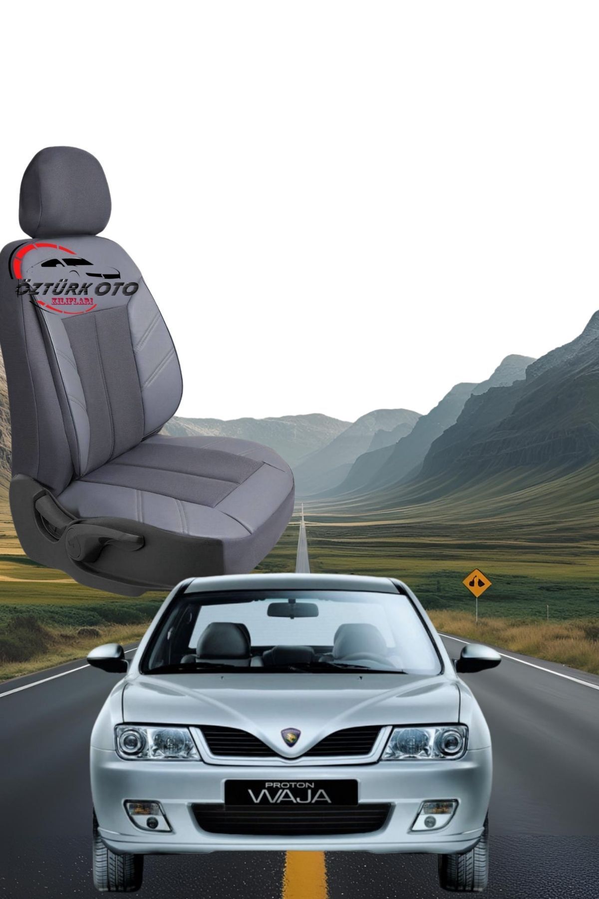 MEVLÜT ÖZTÜRK OTO KILIFLARI Akik Serisi Proton Waja Tam Set Oto Koltuk Kılıfı