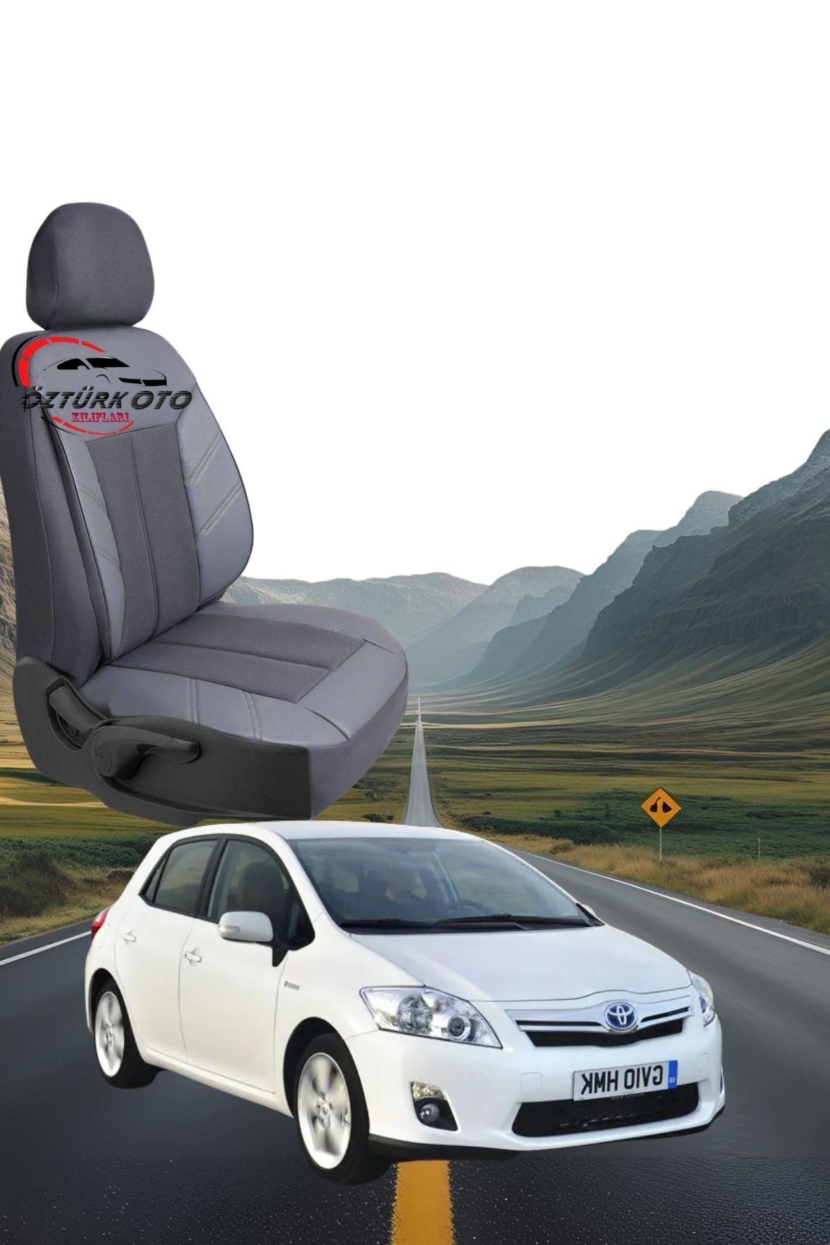 MEVLÜT ÖZTÜRK OTO KILIFLARI Akik Serisi Toyota Auris Tam Set Oto Koltuk Kılıfı
