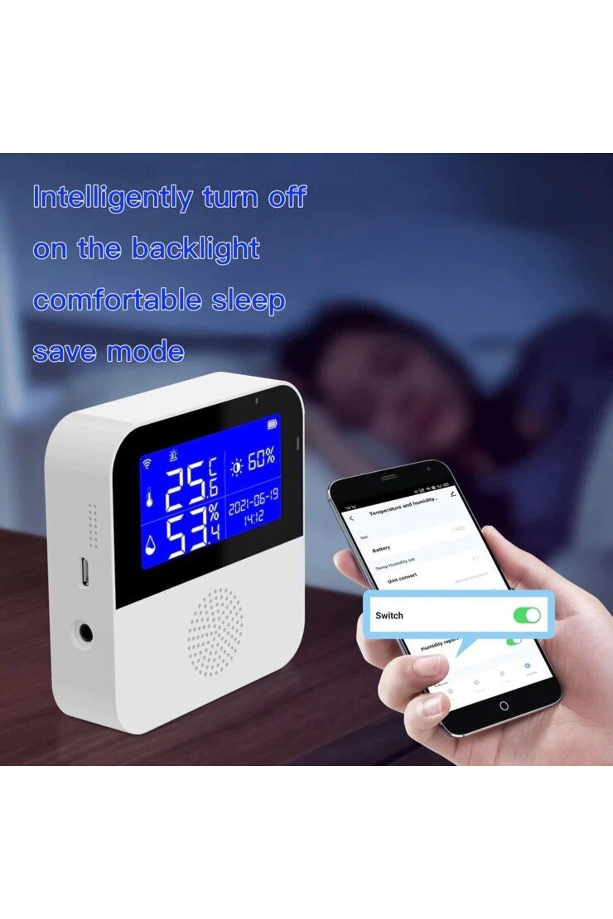 divendi-ro-Smart Thermostat WiFi, Temperature and Humidity, LCD Display, Tuya Smart/Smart Life App - White 9