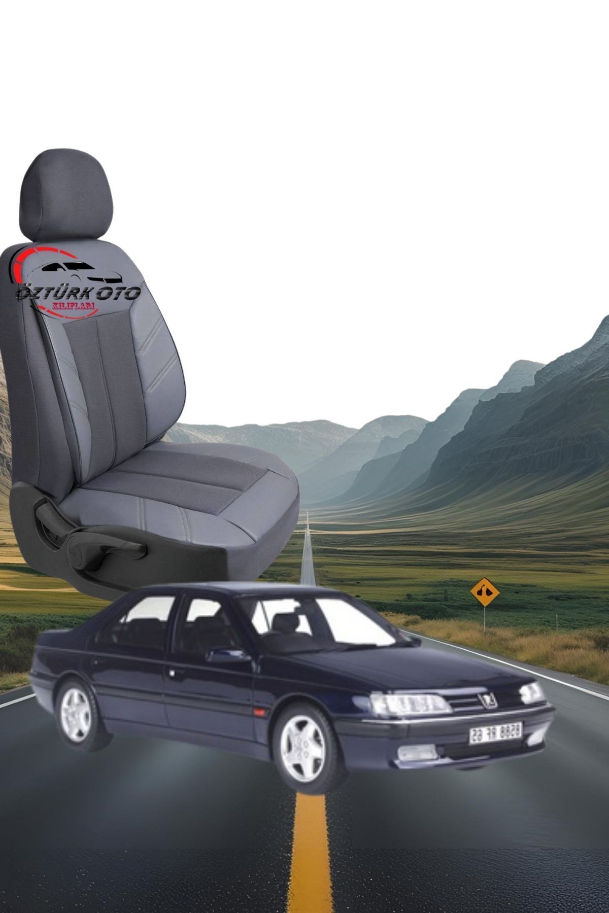 MEVLÜT ÖZTÜRK OTO KILIFLARI Akik Serisi Peugeut 605 Tam Set Oto Koltuk Kılıfı
