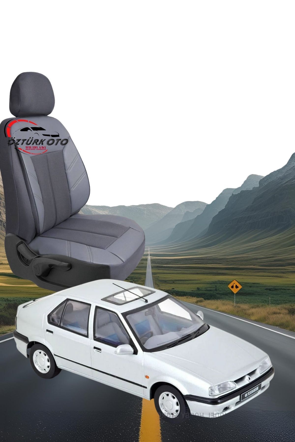 MEVLÜT ÖZTÜRK OTO KILIFLARI Akik Serisi Renault 19 Tam Set Oto Koltuk Kılıfı