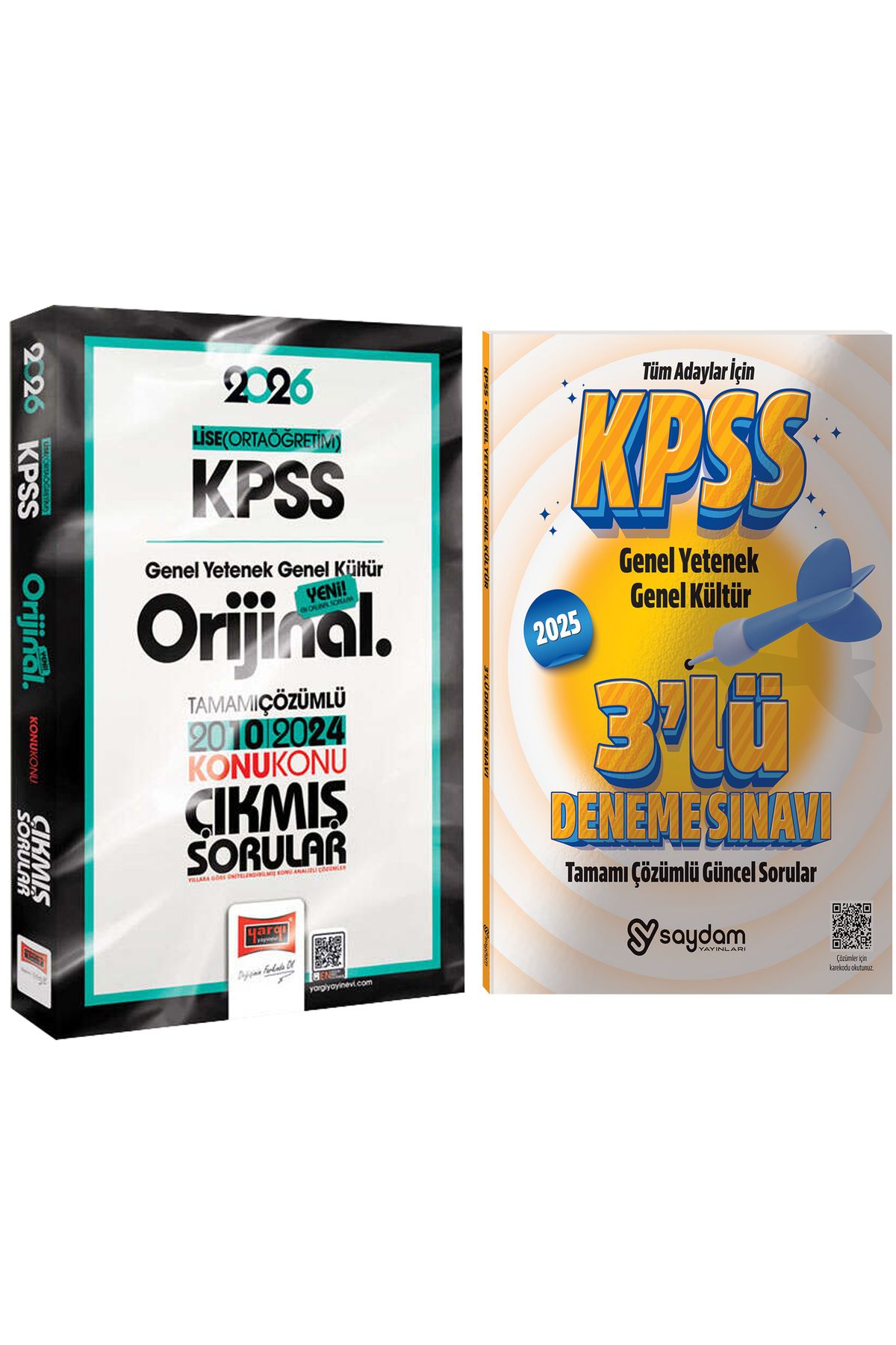 Yargı Yayınları 2026 KPSS Lise-Ortaöğretim GYGK Orijinal Çözümlü 2010-2024 Konu Konu Çıkmış Sorular-Çözümlü 3 Deneme