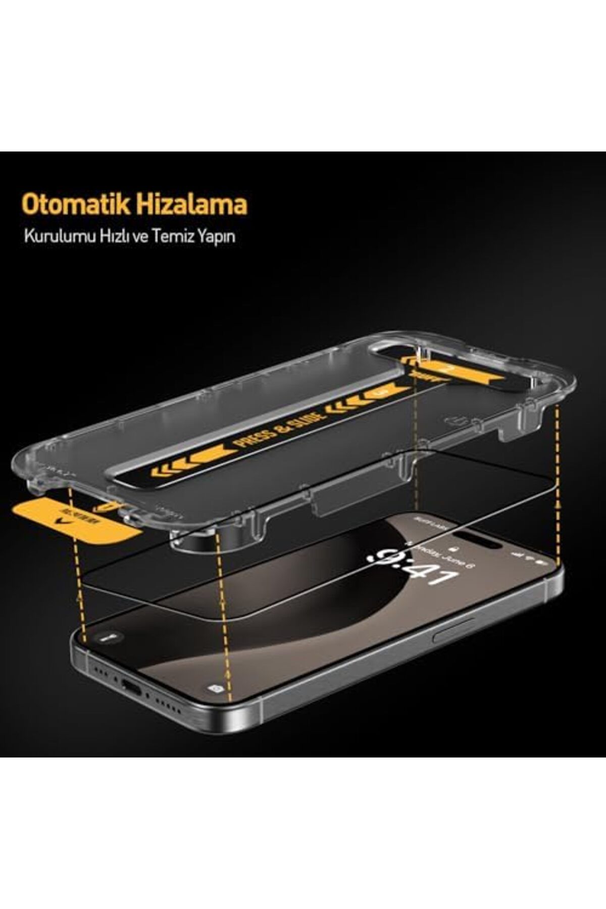 Mena Rise-Diyar-ıFırsatShop LABS 5D Privacy EasyFit متوافق مع iPhone 16 Series 2 قطعة أجهزة سهلة الاستخدام 2