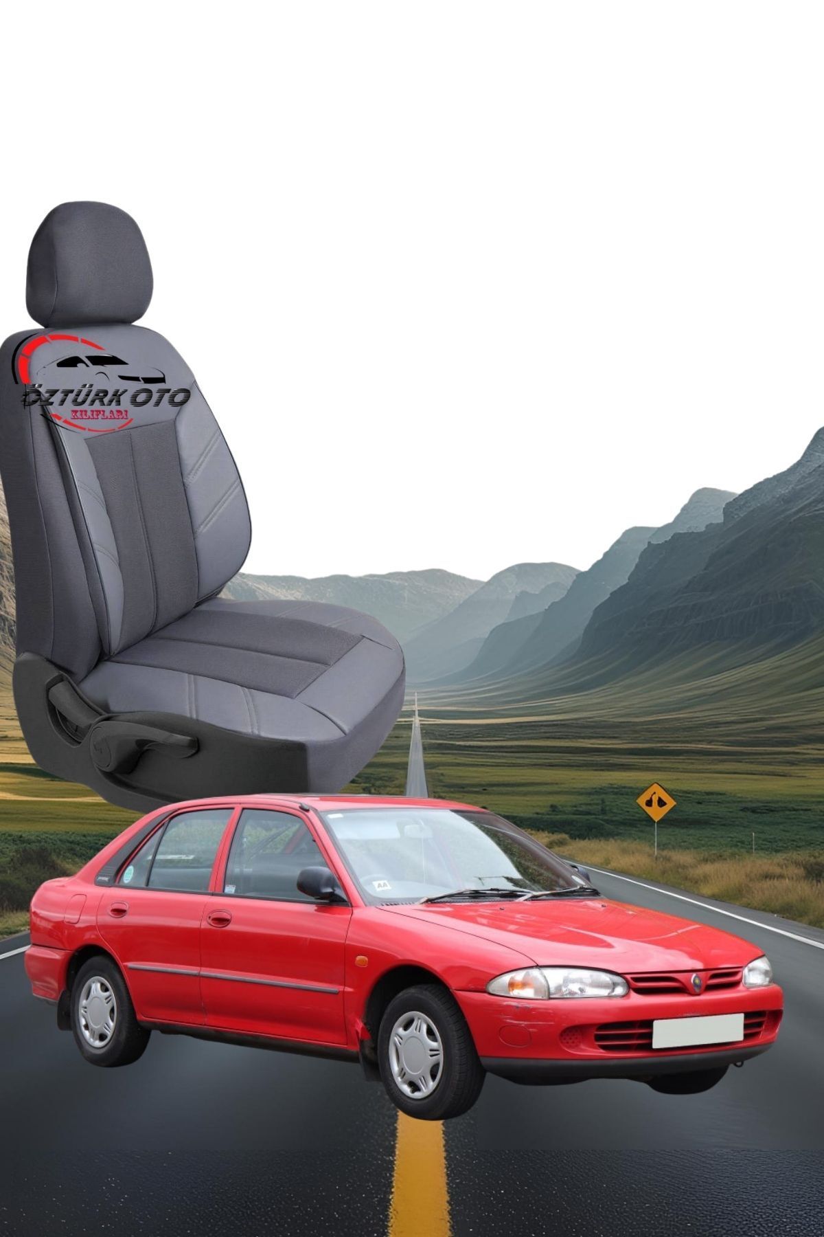 MEVLÜT ÖZTÜRK OTO KILIFLARI Akik Serisi Proton 416 Tam Set Oto Koltuk Kılıfı