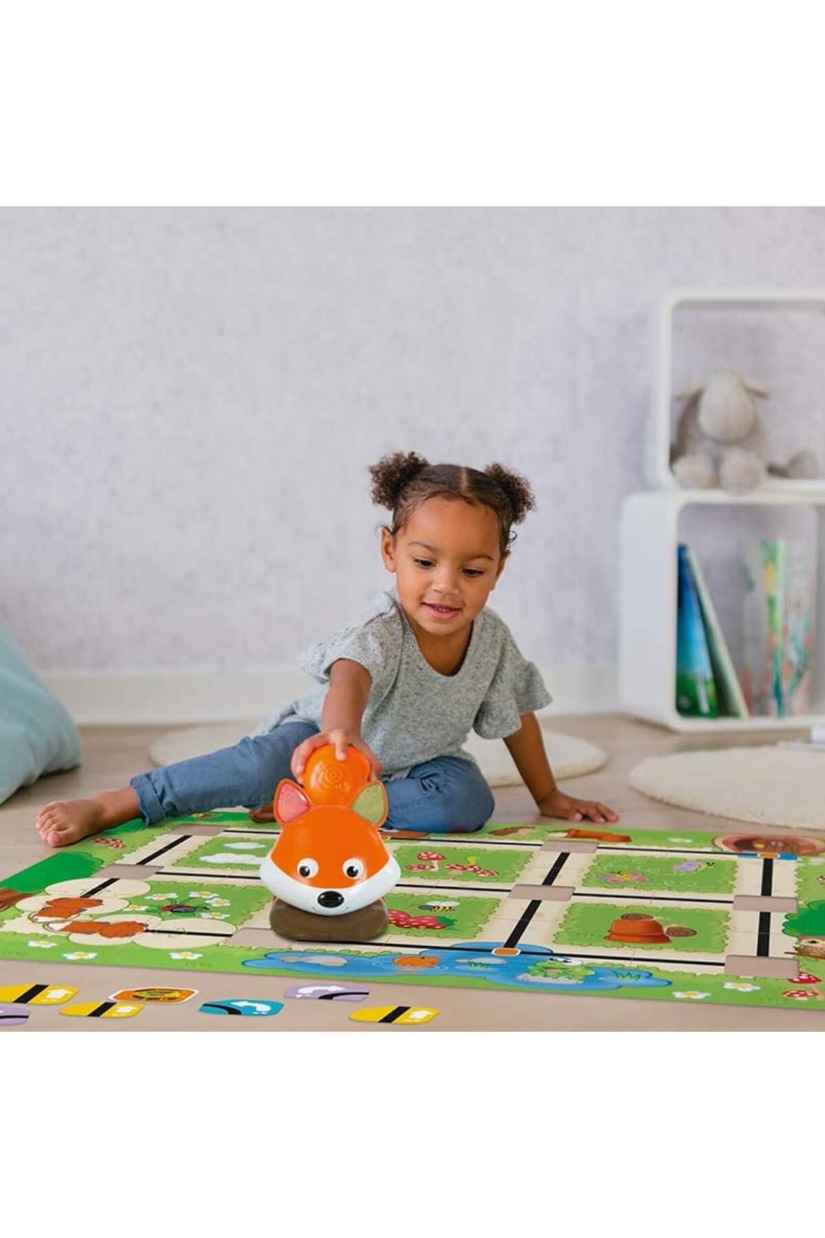 Smoby Toys-Interactive robot Foxy the Fox, 2 programming games, Smoby Smart 3