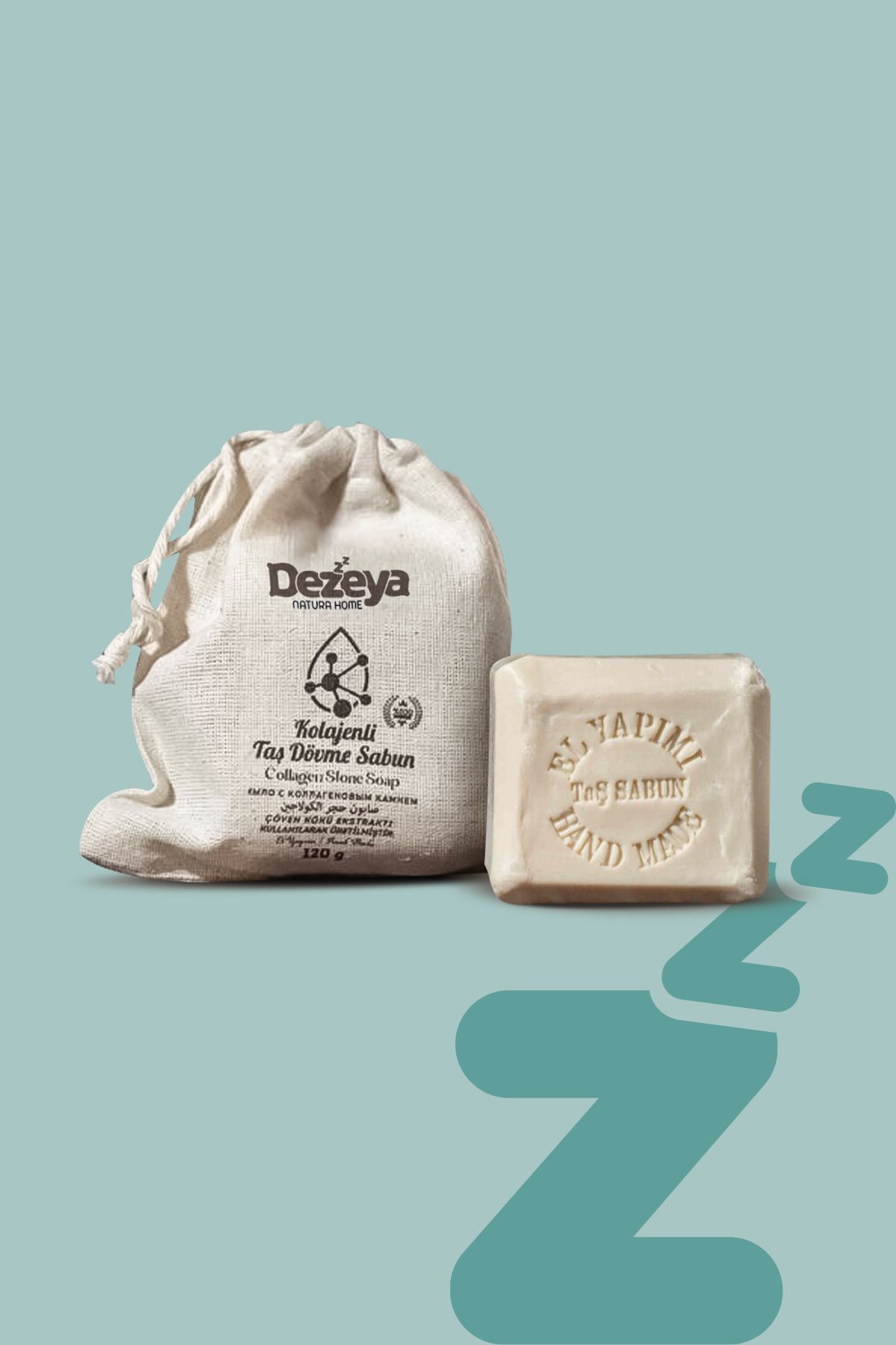 Dezeya Natura Home Taş Dövme Kolajenli Doğal Sabun